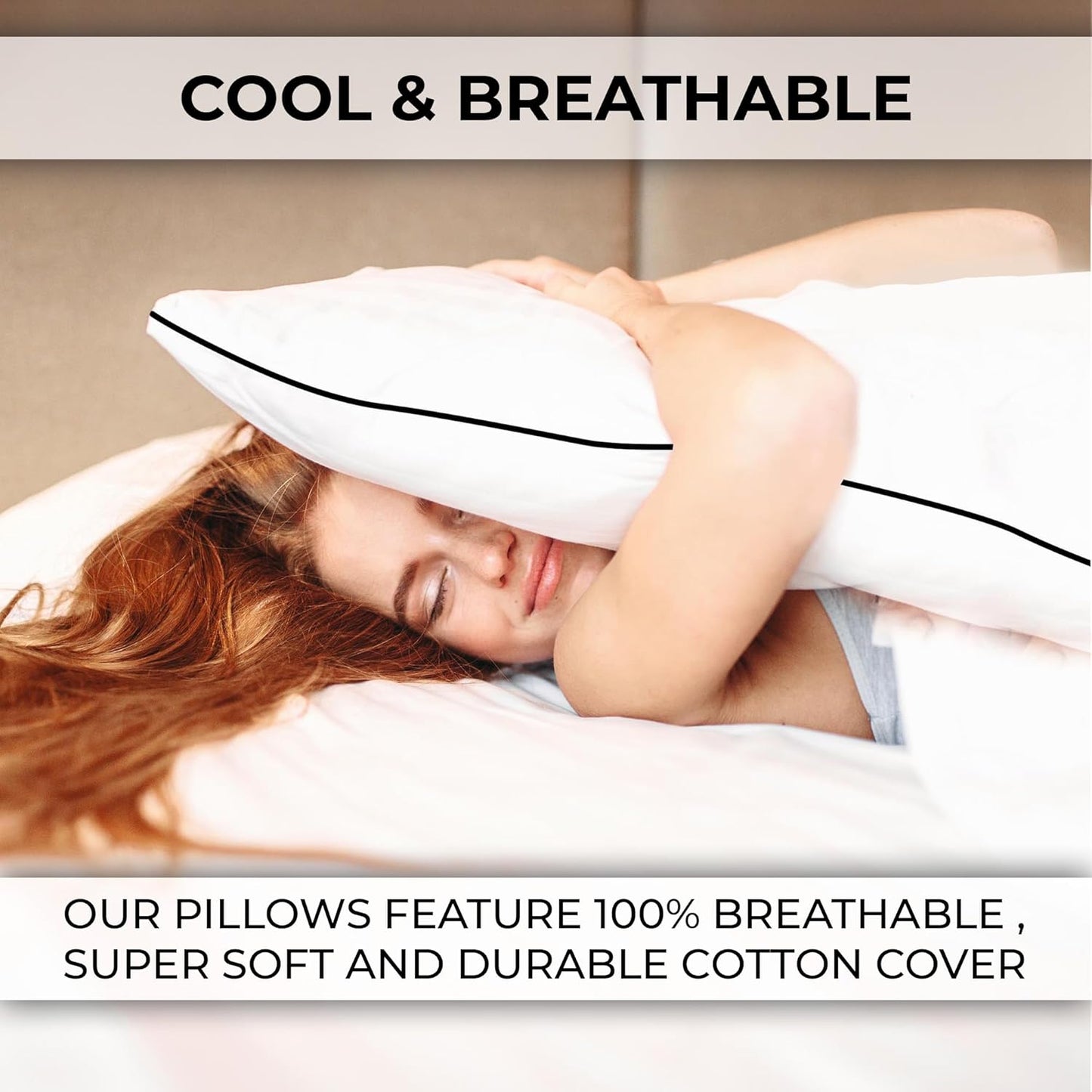 Arrowzoom Super Soft 59 x 19.6 Inches White Rest Deluxe Body Pillow Hugging Inner Pad (150 x 50 cm/59 x 19.6 Inches, No Extra Stuffing)