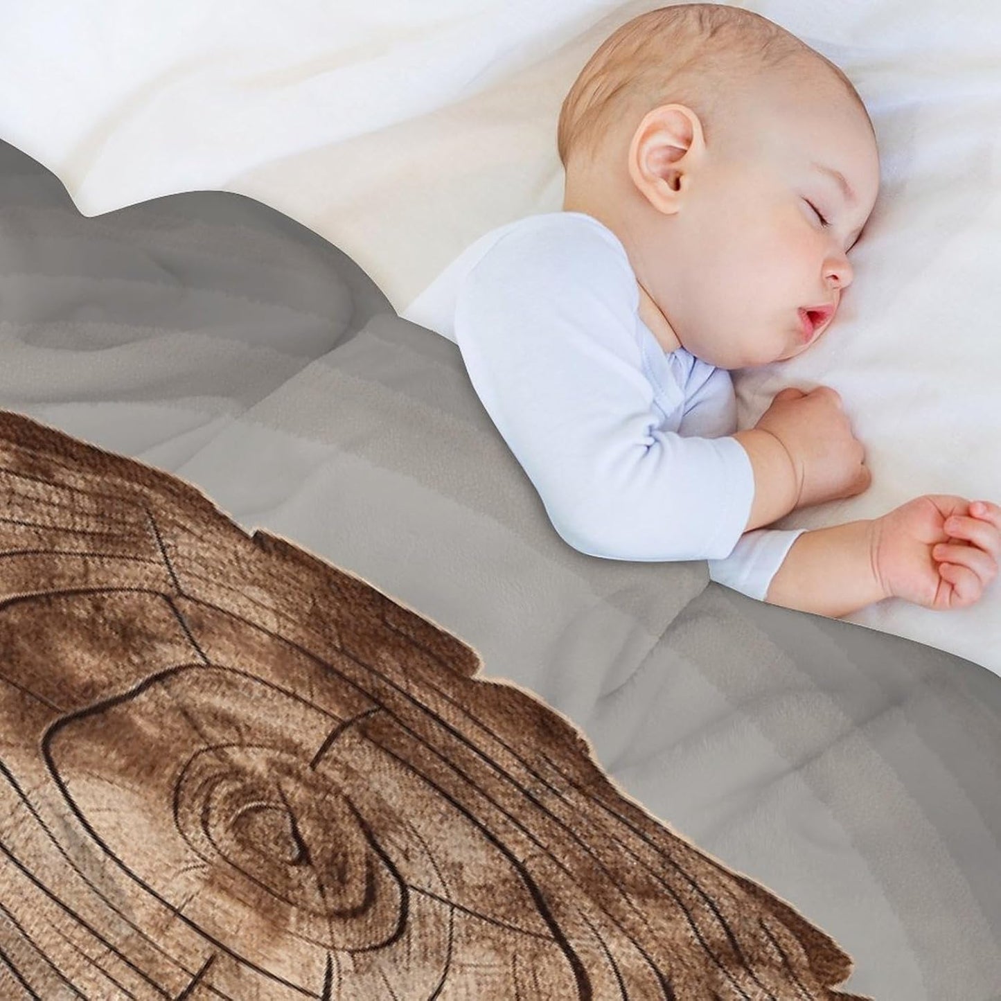 Stump of Oak Tree Blanket Super Soft Lightweight Throw Blanket Cute Cozy Warm Bed Blanket Decorative Fuzzy Blanket All-Season Home Decor Gift for Sofa Couch Living Room 60"*80"（150 * 200cm）
