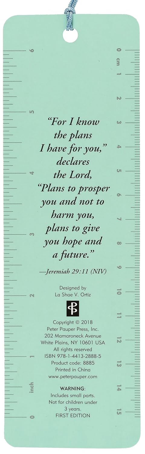 For I Know the Plans I Have for You Beaded Bookmark