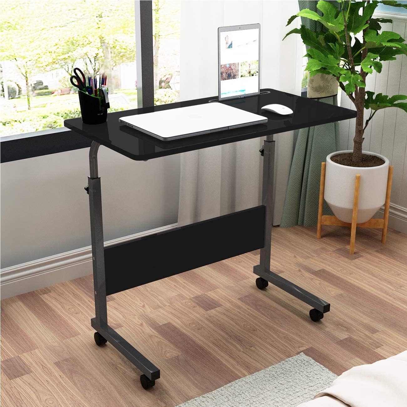 SogesGame 31.5 Inch Computer Desk, Modern Simple Gaming Desk Home Office Desks, Writing Study Table Small Desk