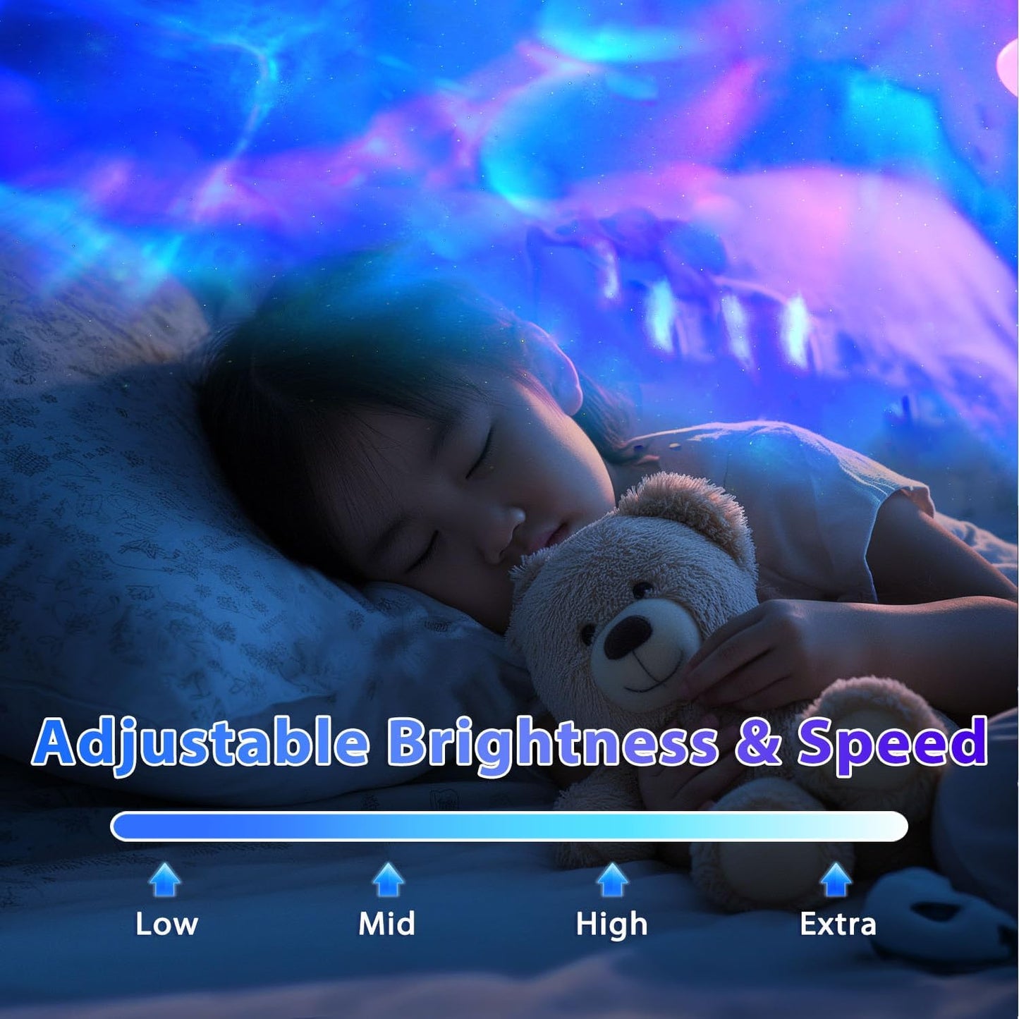 Galaxy Projector, Galaxy Projector for Bedroom, Night Light for Kids, Nebula Ceiling LED Lamp, Room Decor, with Timer and Remote, Gifts for Birthdays