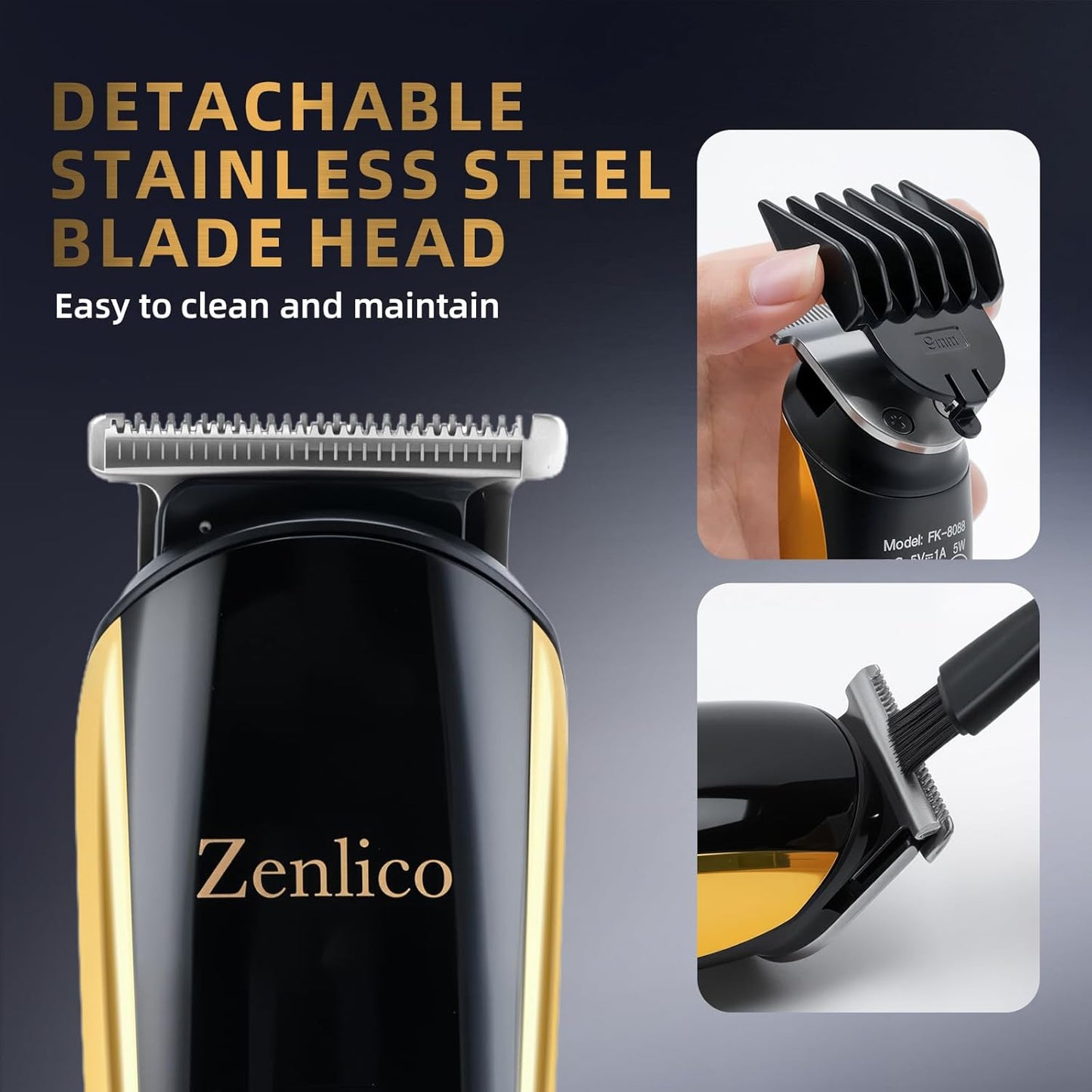 Beard Trimmer for Men, Rechargeable Men's Hair Trimmer & Clippers, Electric Grooming Kit for Beard, Face, Neck, Groin & Manscaping, Ideal Gift for Men
