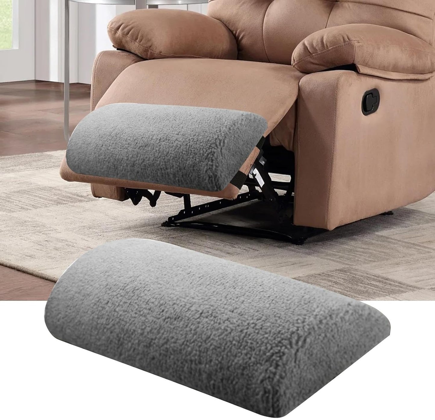 Recliner Leg Rest Cushion, Recliner Foot Pillow Cushion, Headrest Elevation Support for Sofa Lumbar Sleeping Chair Bed Back Living Room Bedroom Office, Comfortable Durable Ergonomic Home Accessory