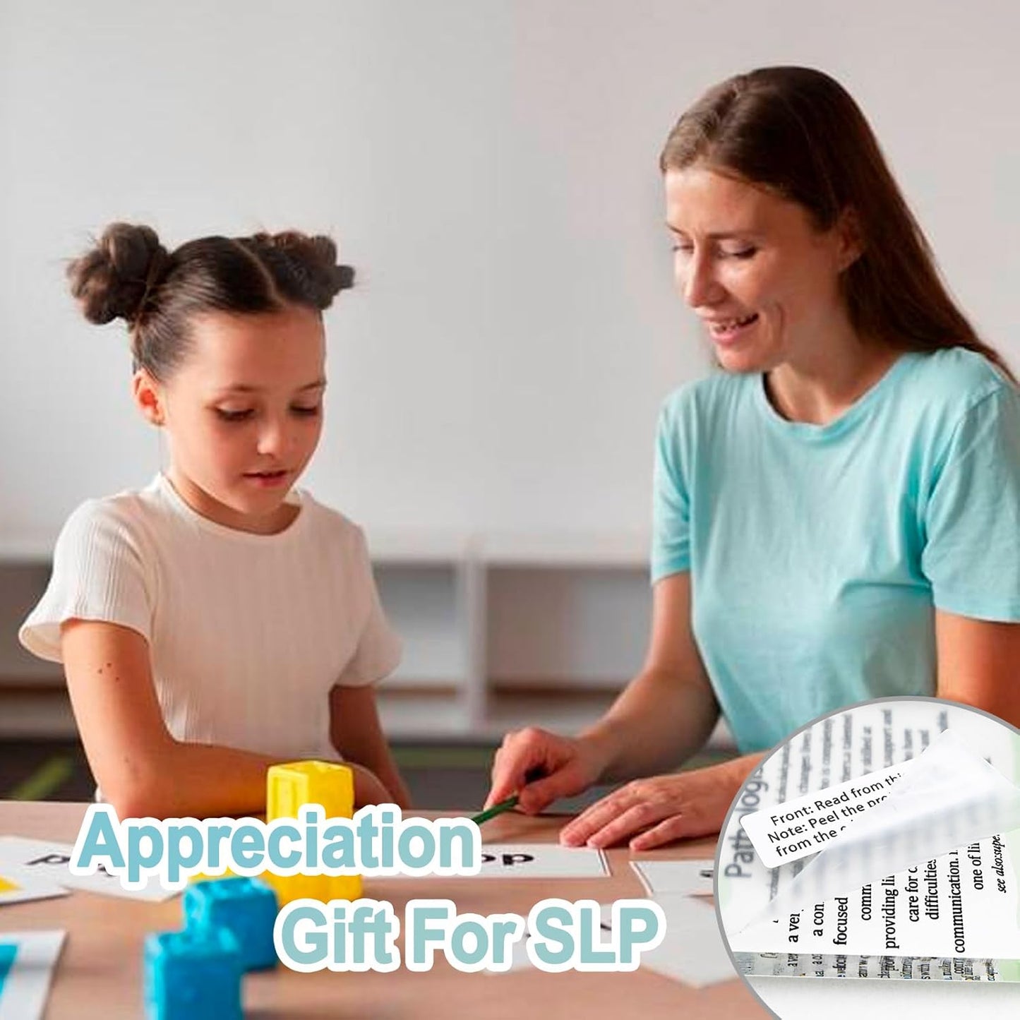 Speech Pathologist Gifts SLP Gifts Acrylic Desk Decorative Sign with A Wood Stand Speech Therapy Gift Therapist Gift Birthday Christmas Appreciation Presents for Therapist