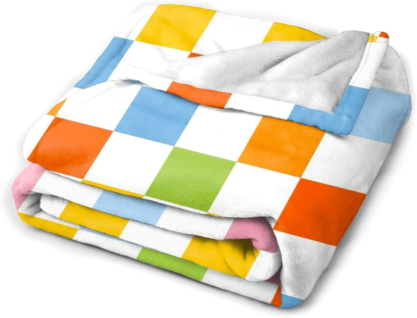 Mid Century Modern Throw Blanket for Women Men, Super Soft Unique Modern Aesthetics Checked Midcentury Home Decor Blanket Gifts for Kids Girls Adults, Warm Cozy Plush Fleece Flannel Blankets 50"x40"