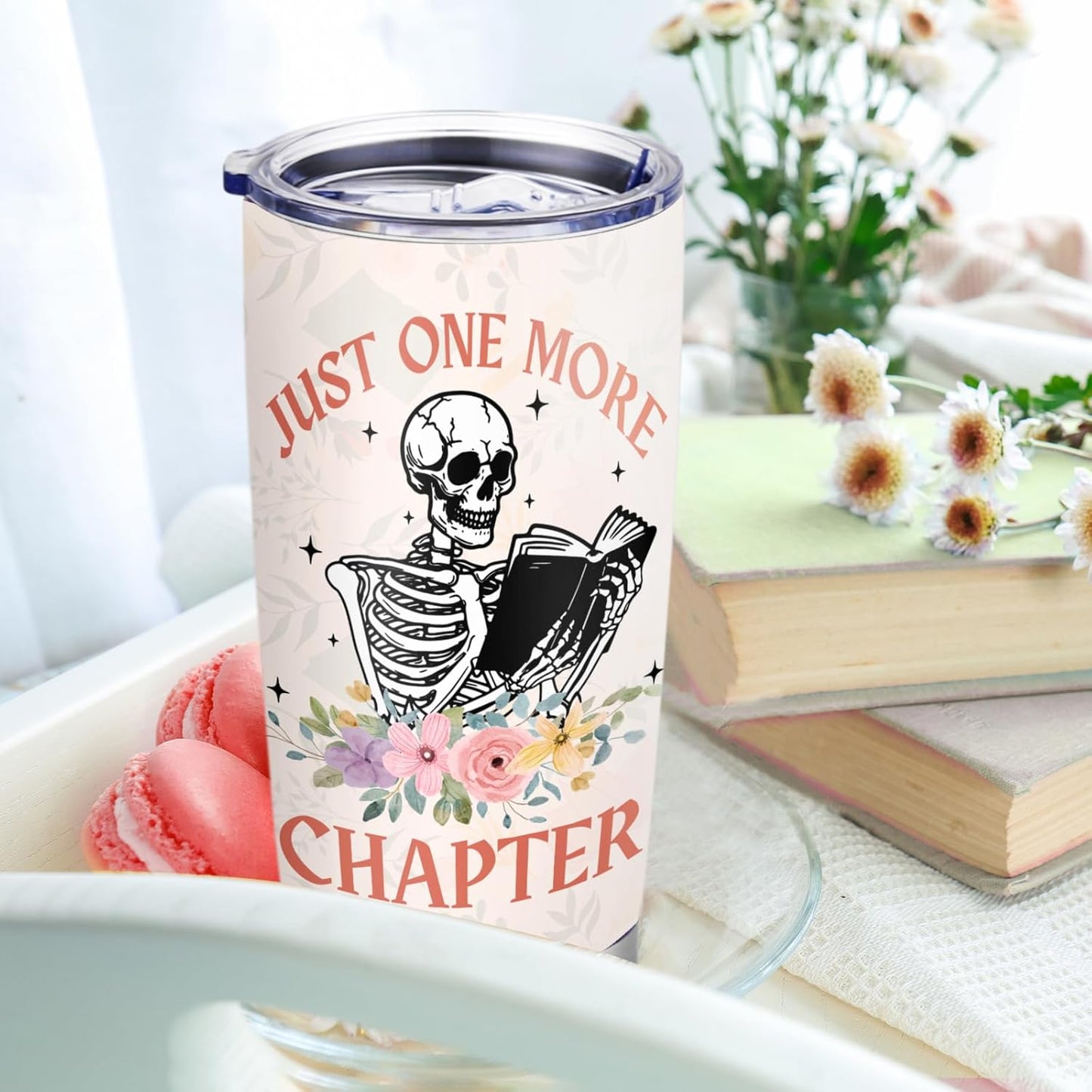 Book Lovers Gifts: Literary Gift Ideas for Reading Lovers - Bookworm Gifts for Birthday, Christmas, Graduation - Book Reader Travel Coffee Tumbler Mug 20oz