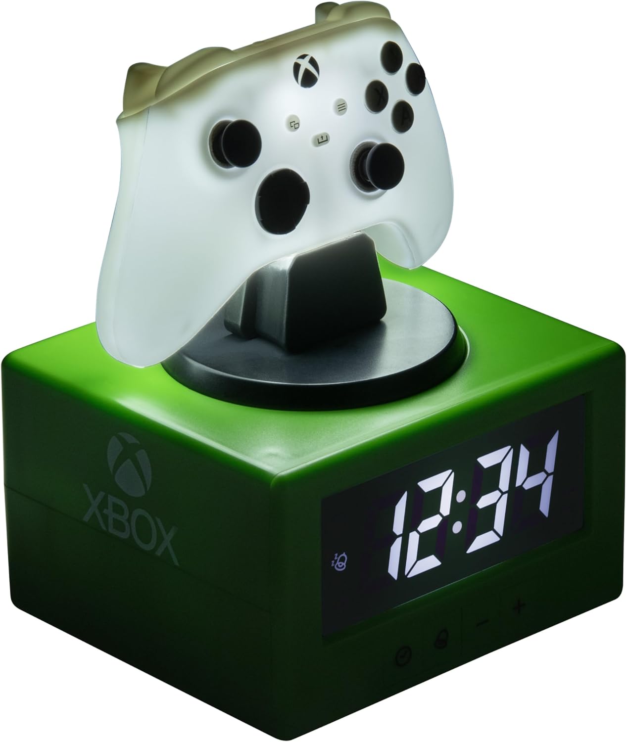 Paladone Xbox Controller Digital Alarm Clock with Night Light Function, Officially Licensed Gaming & Bedroom Décor for Kids, Adults, Boys, Men, Gifts for Gamers