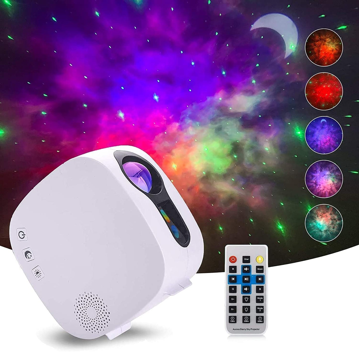 Galaxy Projector,Night Light Star Projector with Bluetooth Speaker, Remot Control LED Nebula Cloud Gift for Kids Room Bedroom Decor, Accompany,Night Light Ambiance