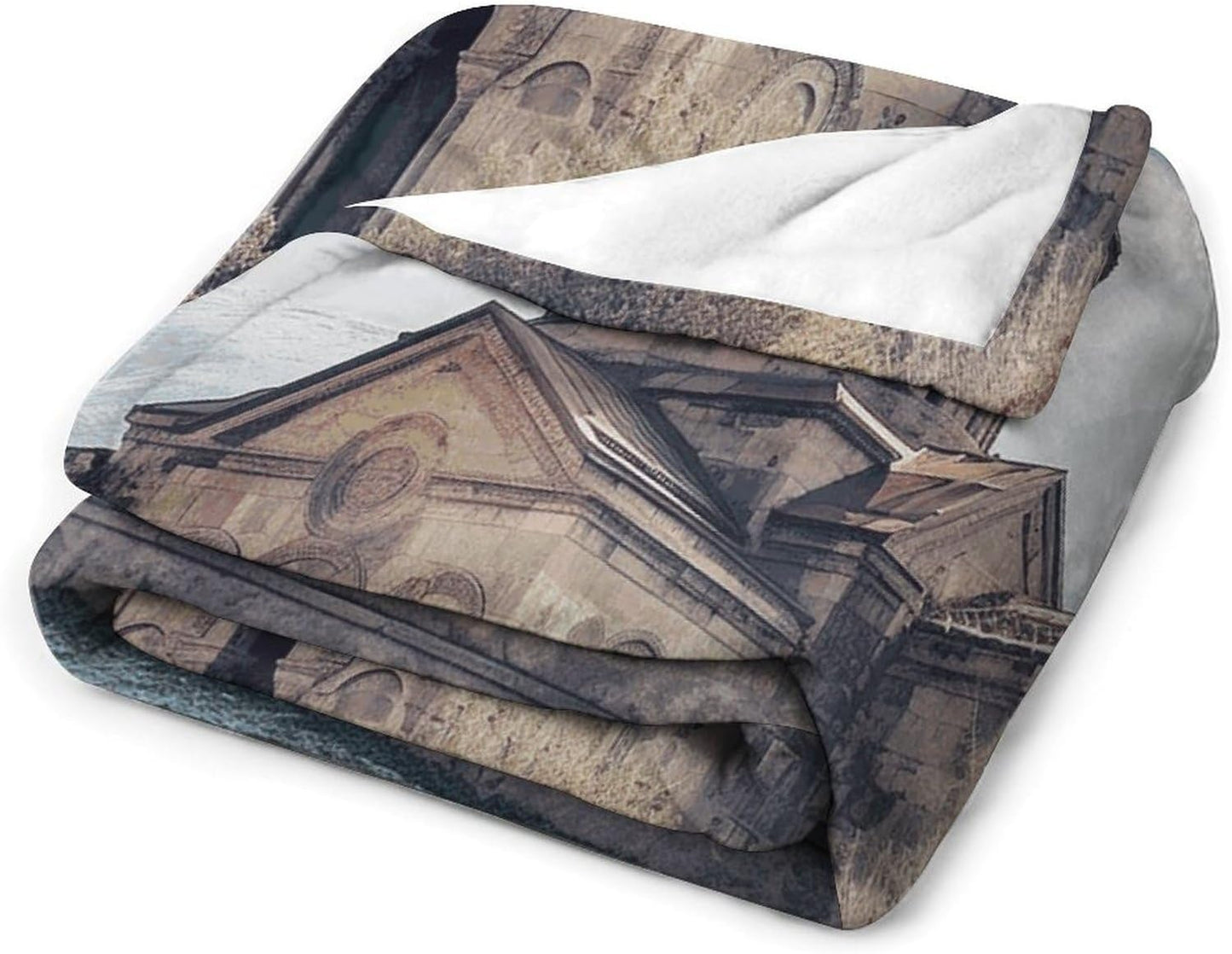 Armenian Church Throw Blanket for Couch Super Soft Warm Lightweight Throw Blankets Cozy Flannel Bed Blanket Cute Decorative Blankets for All Seasons Home Decor Gift 60"*80"（150 * 200cm）