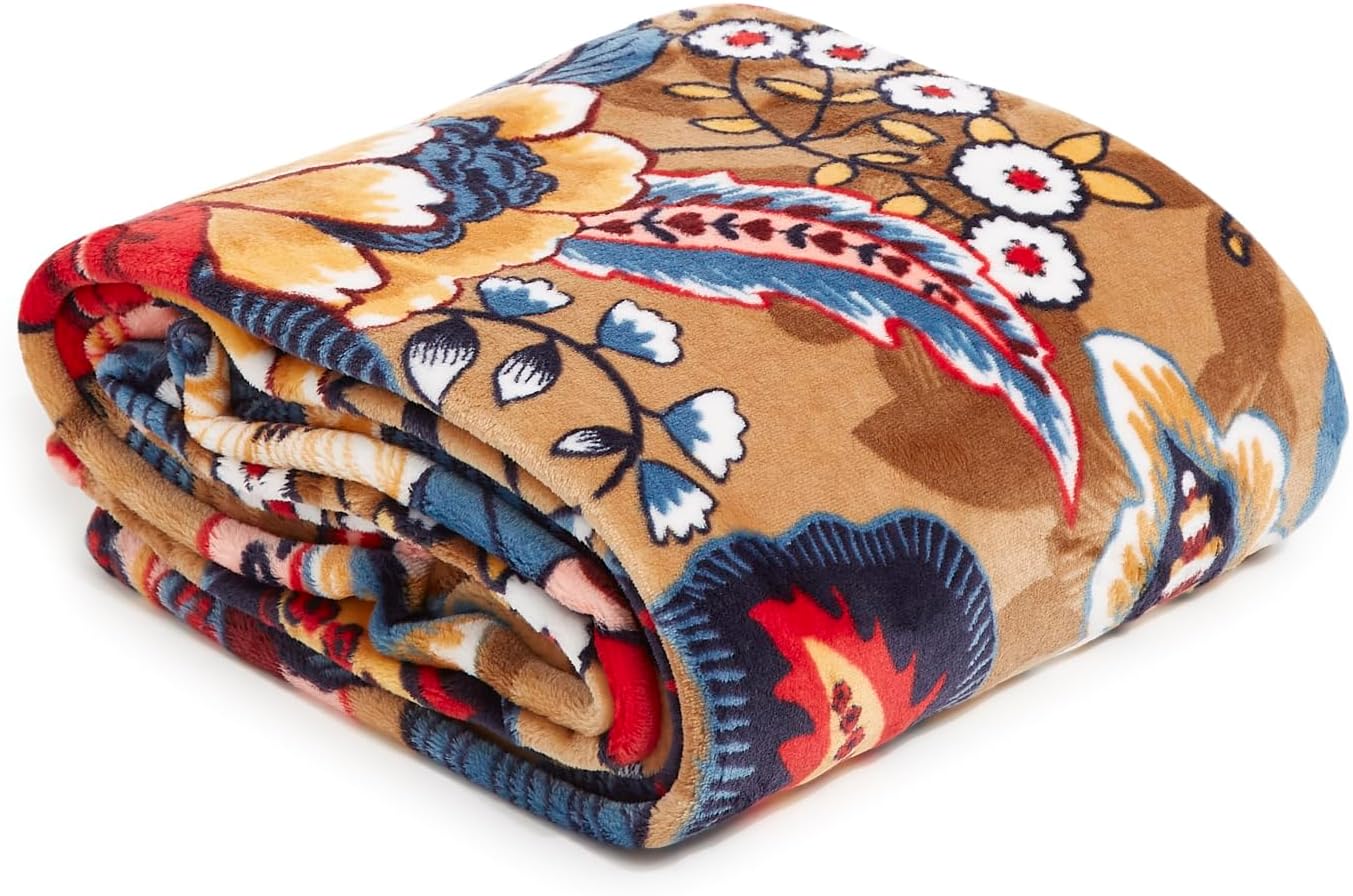 Vera Bradley Fleece Plush Throw Blanket