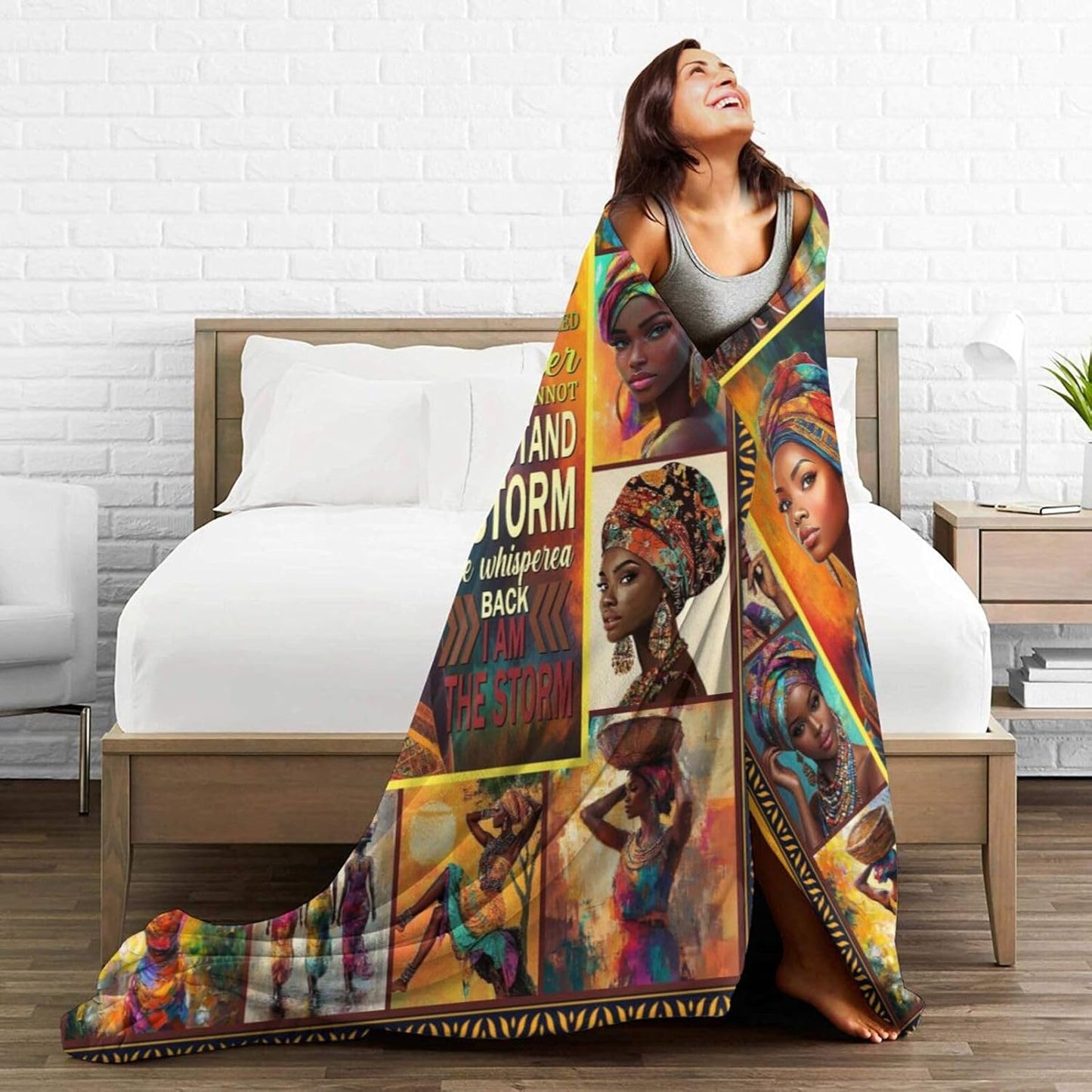 Indian Blanket Native Americans Throw Blanket Soft Cozy Warm Fuzzy Fleece Lightweight Plush Merch Rustic Indian Decor Gifts for Lover Man Woman Boy Girl Couch Bedding Sofa 50"X40"