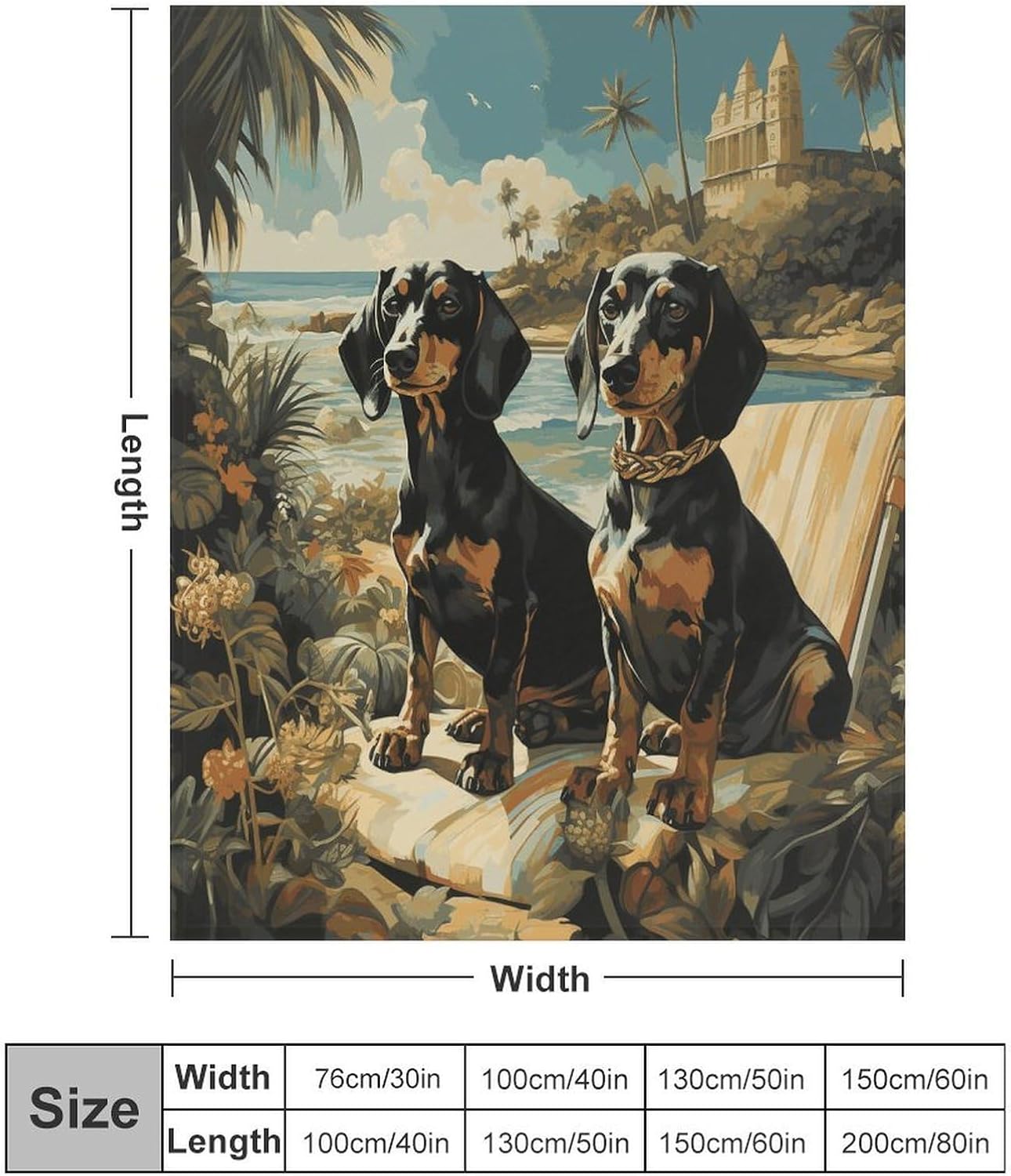 Dachshund Dog Bento Throw Blanket for Couch Super Soft Warm Lightweight Throw Blankets Cozy Flannel Bed Blanket Cute Decorative Blankets for All Seasons Home Decor Gift 60"*80"（150 * 200cm）