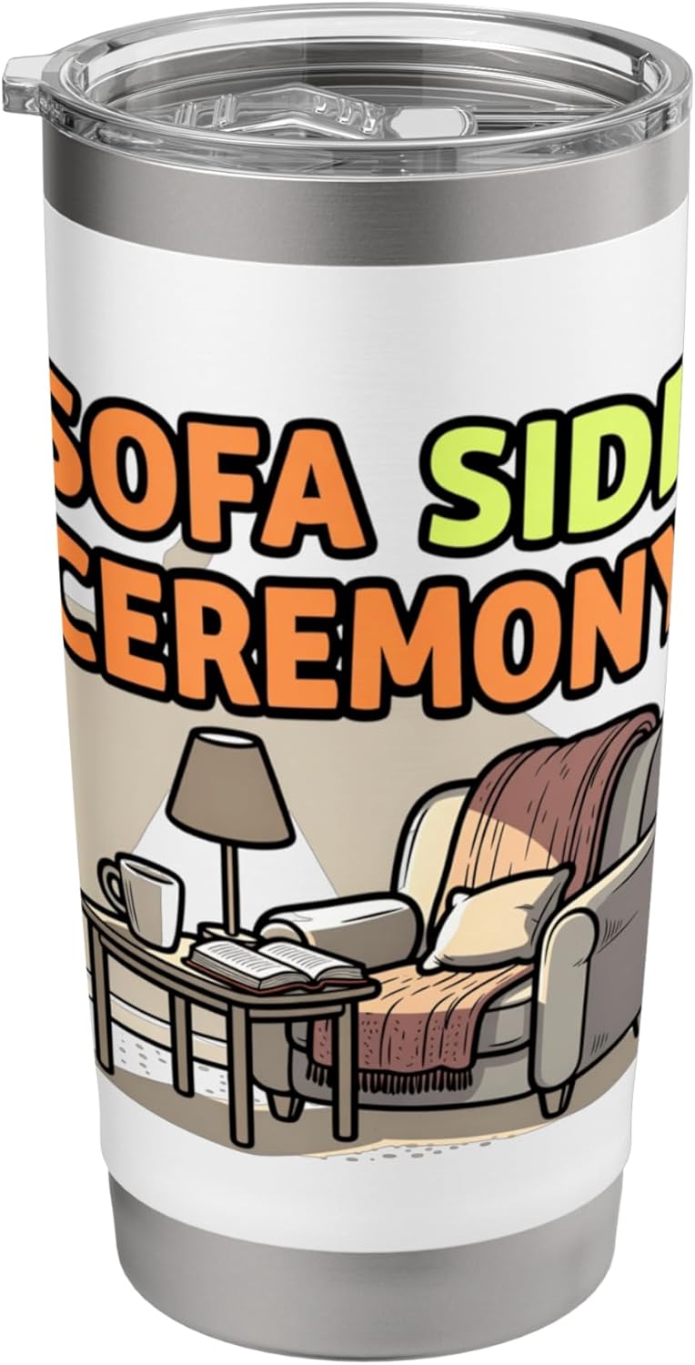 Cozy Relaxation Lifestyle Humor Design Stainless Steel Insulated Tumbler