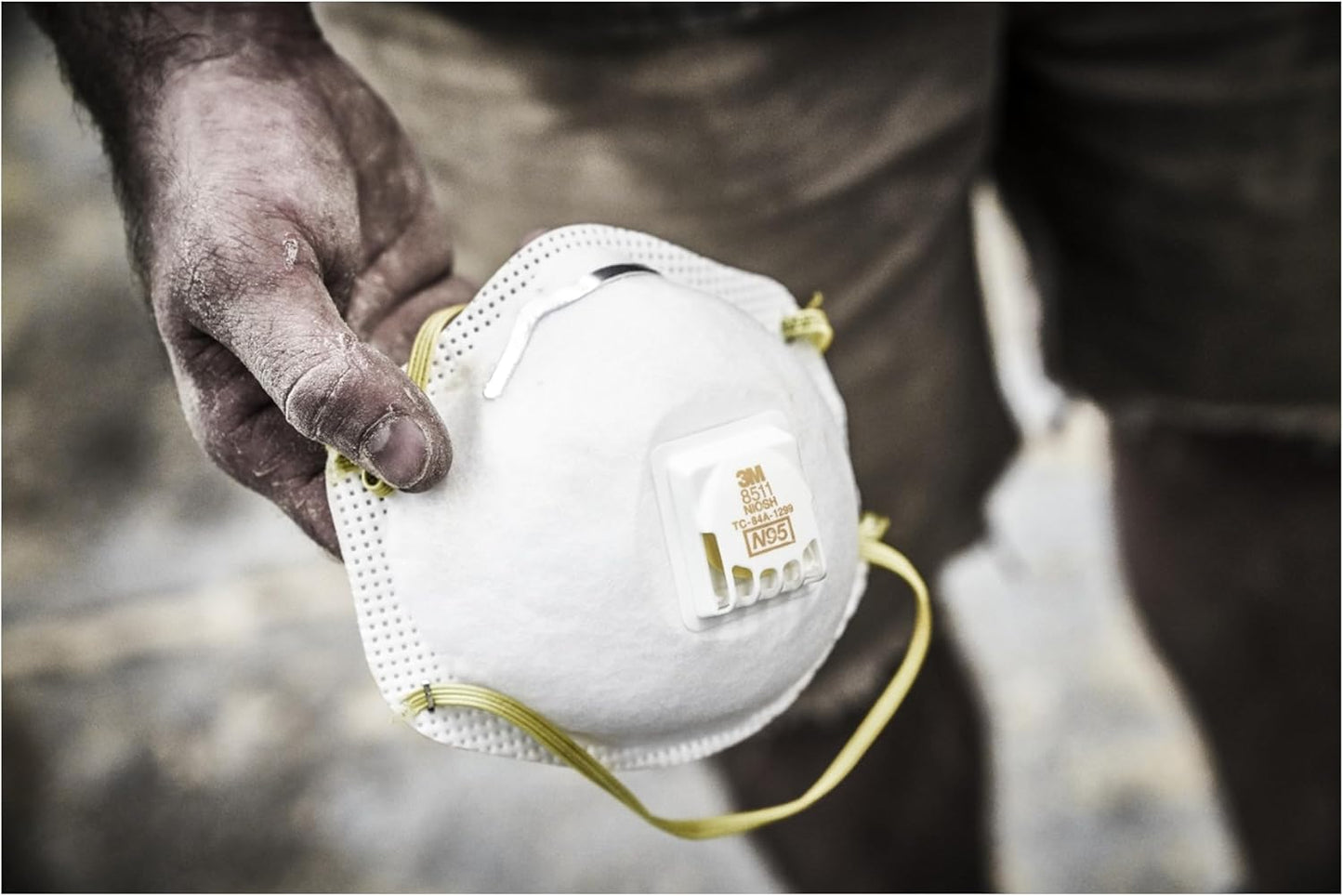 3M All-In-One Respirator, Best for Sanding, Fiberglass, Drywall, Painting, N95, Exhalation Valve Helps Direct Exhaled Air Downward, Relief From Dusts And Certain Particles, 10-Pack