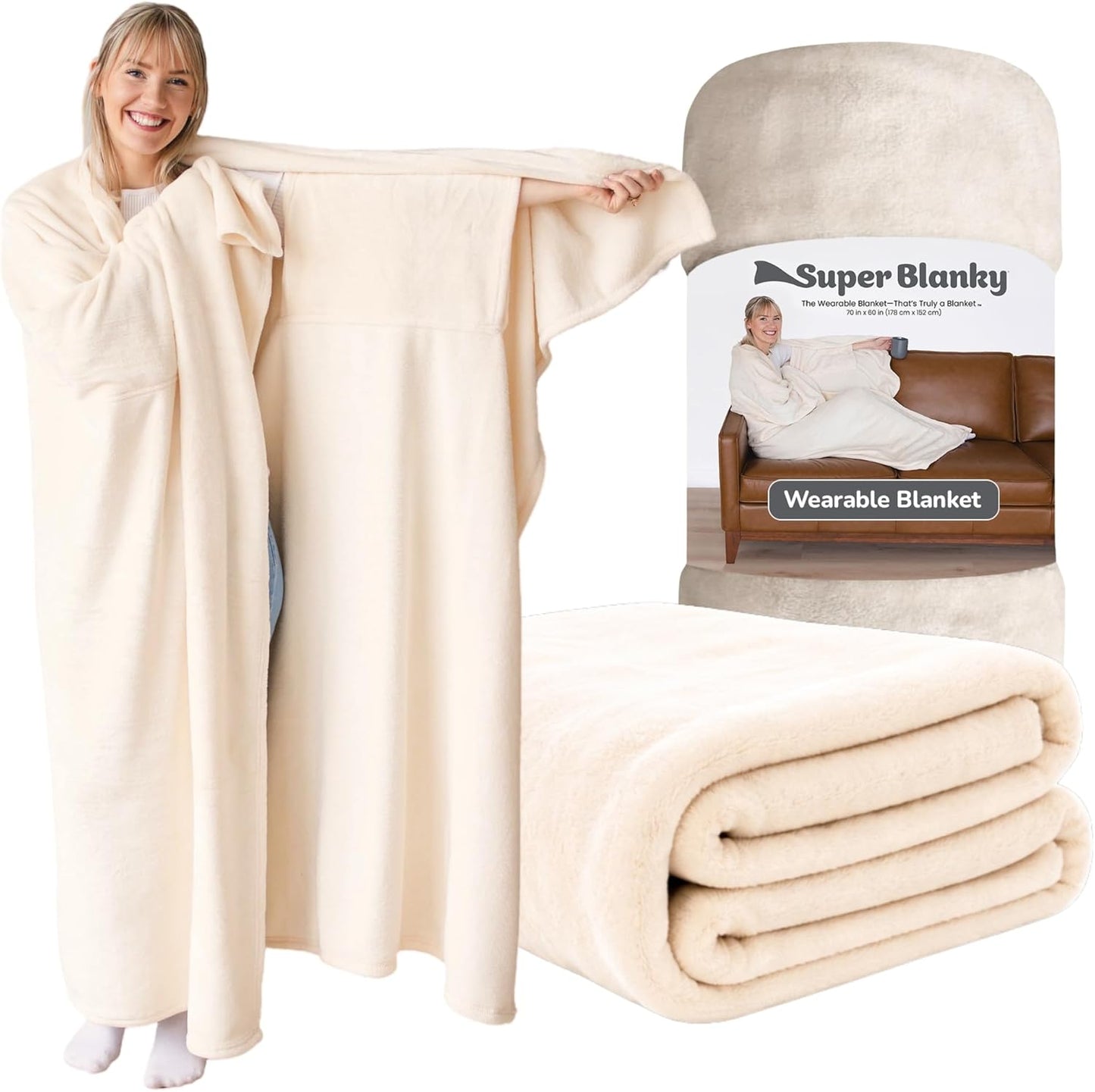 Wearable Blankets for Women, Adult Wearable Blanket Men, Mother's Day Gifts for Her, Wife Birthday Gift Ideas