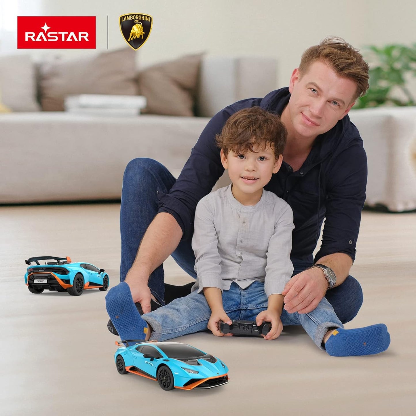 RASTAR Lamborghini Remote Control Car, 1/24 RC Lamborghini Huracán STO Toy Car RC Cars for Kids Adults