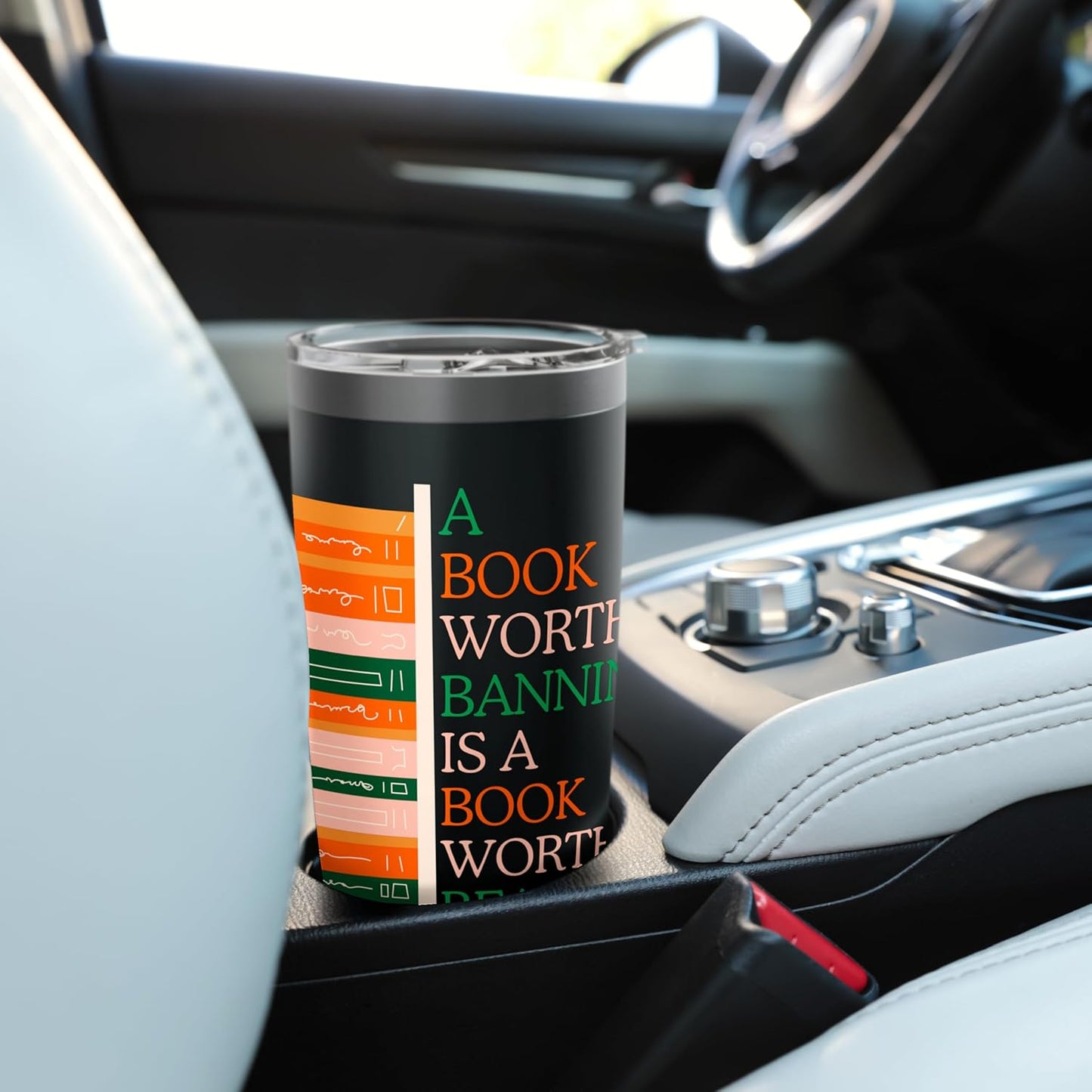 A Book Worth Banning Is a Book Worth Reading Banned Books Stainless Steel Insulated Tumbler