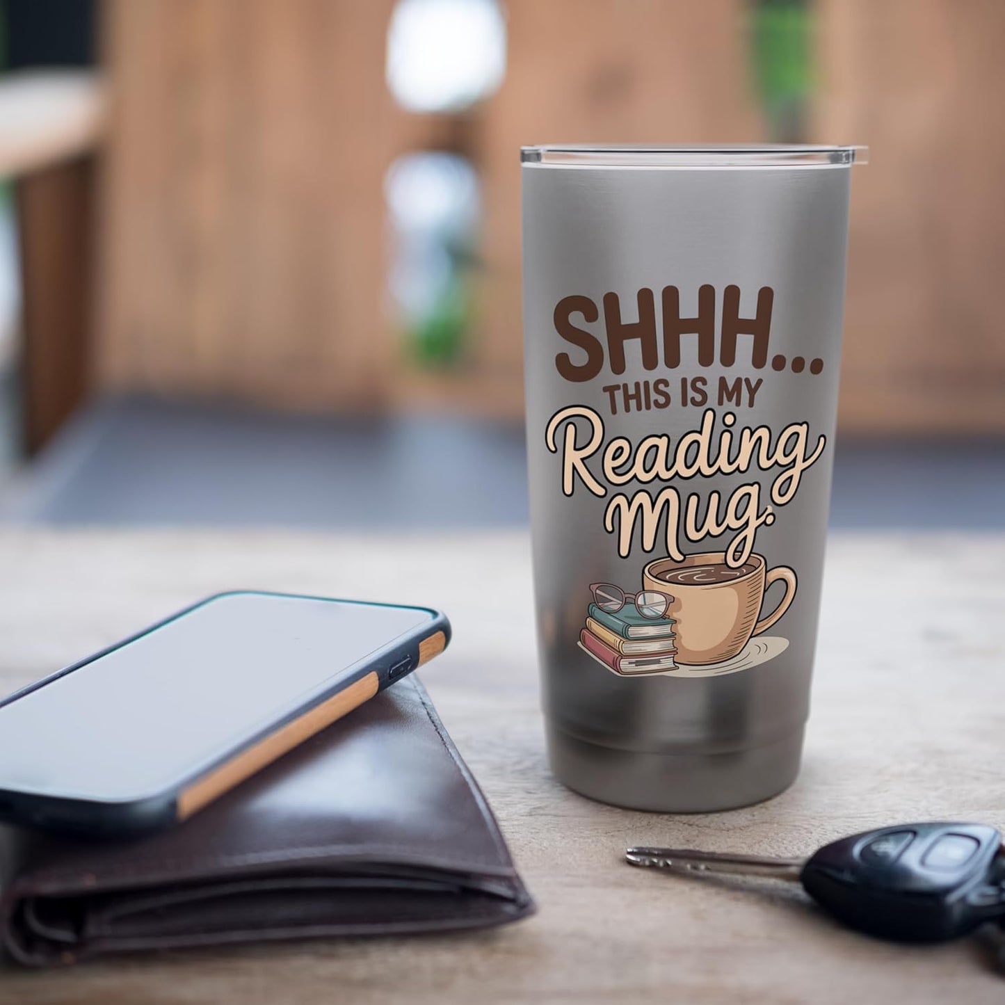 This Is My Reading Mug Coffee Book Reading Stainless Steel Insulated Tumbler