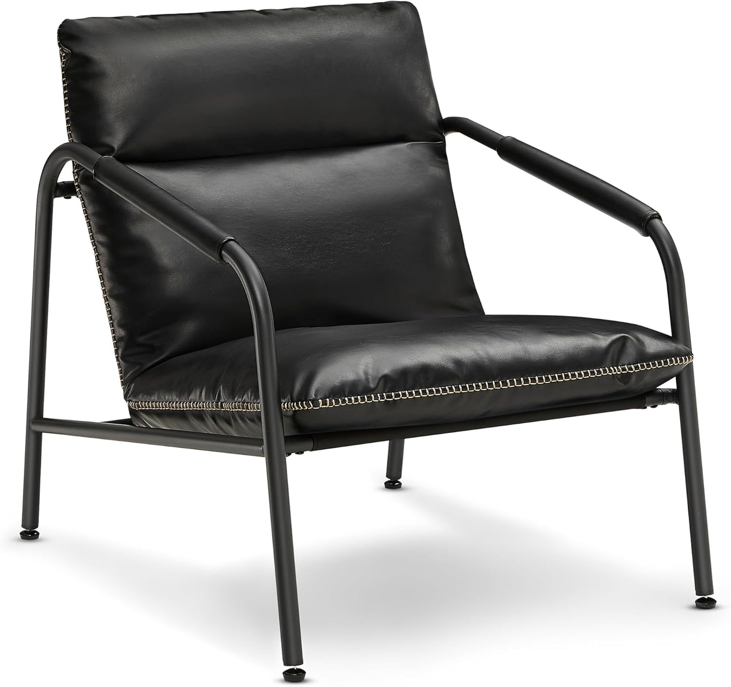 VASAGLE Small Side Table, Accent Sling Chair