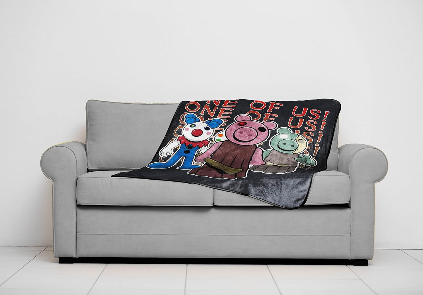 Jay Franco Piggy One of Us Throw Blanket - Measures 46 x 60 inches, Kids Bedding - Fade Resistant Super Soft Fleece
