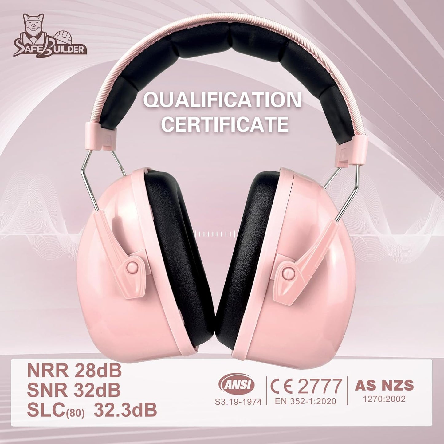Ear Protection Ear muffs Noise Reduction NRR 28dB Adjustable Hearing Protection for Working Mowing SK-06P