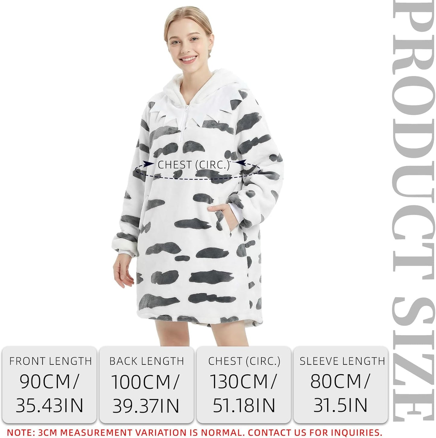 Wearable Blanket Hoodie for Adults-Snowy Owl Hooded Blanket,Cozy Sherpa Fleece Animal Hooded Blanket,Birthday,Halloween,Christmas Gift for Men and Women