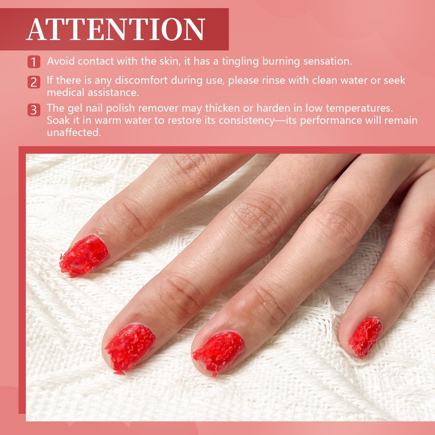 JODSONE 15ML Gel Nail Polish Remover No Need Soaking or Wrapping Gel Remover for Nails 3-5 Minutes Easy And Quick