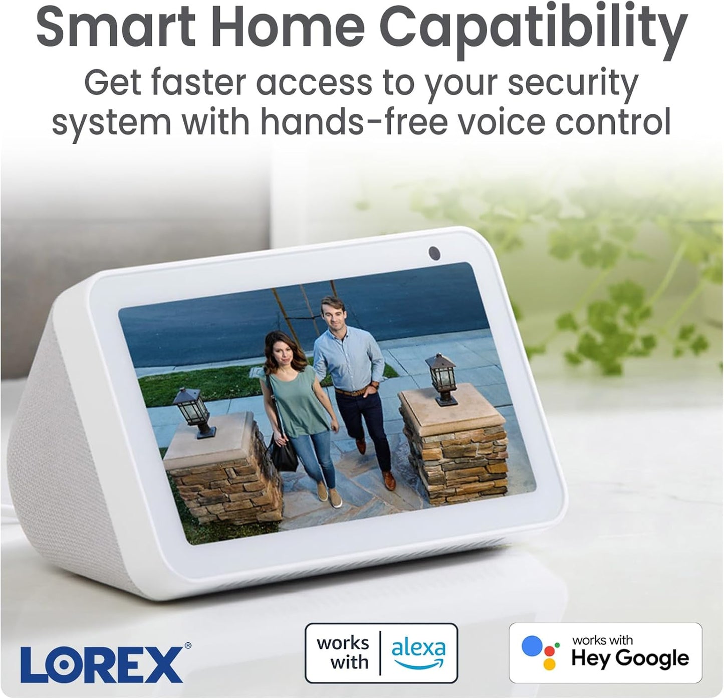 Lorex 2K Indoor WiFi Security Camera | Magnet Base Flexible Placement | Pet Cam, Baby Cam | IR Night Vision | Person Detection | 2 Way Talk | 16GB MicroSD Included | No Monthly Fee