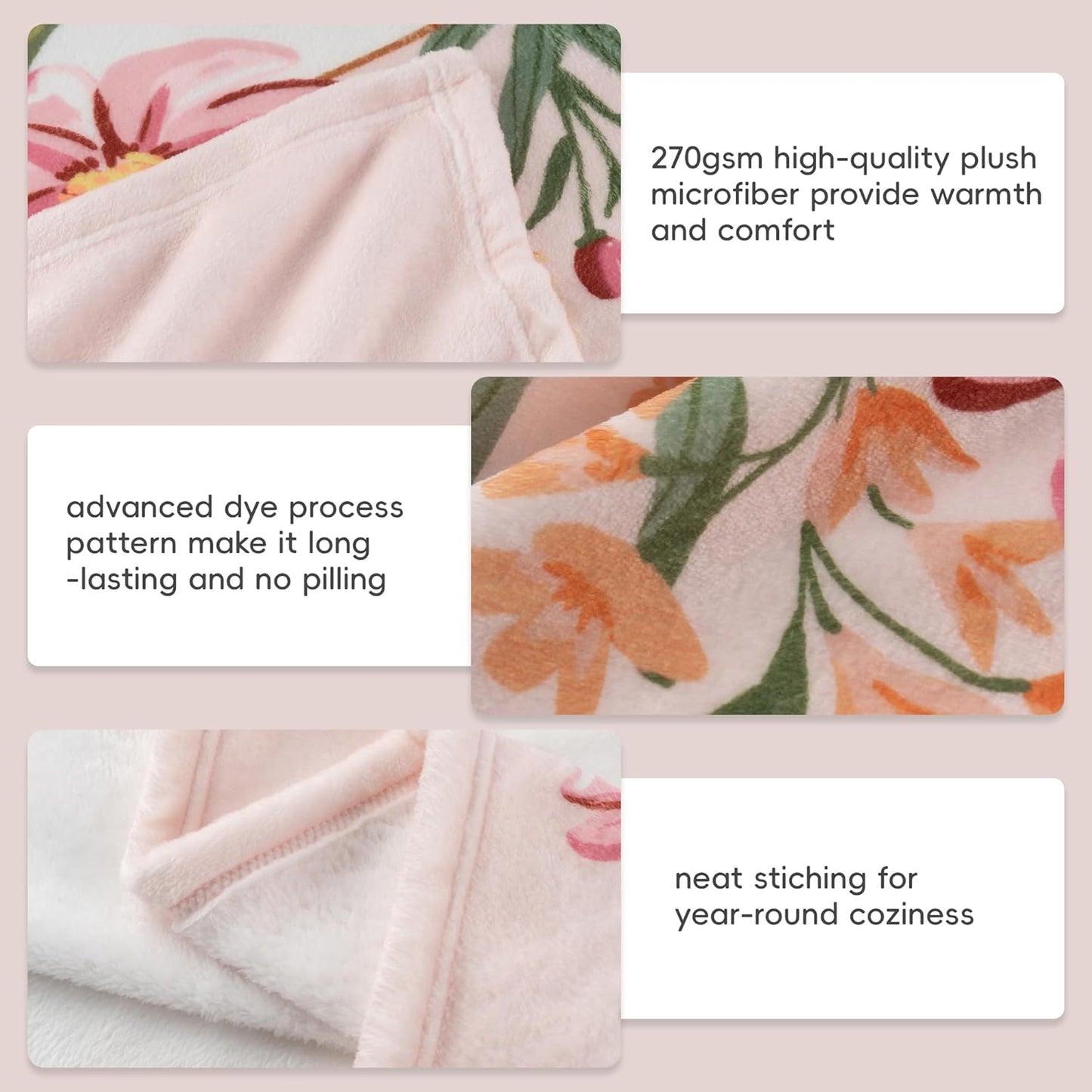 Battilo to My Mom Blanket Gift from Daughter Son, Unique Birthday Gifts for Mom Wife, Mother Birthday Present,Super Soft Flannel Throw Blankets for Bed Couch Mom Day(50 x 60 in)
