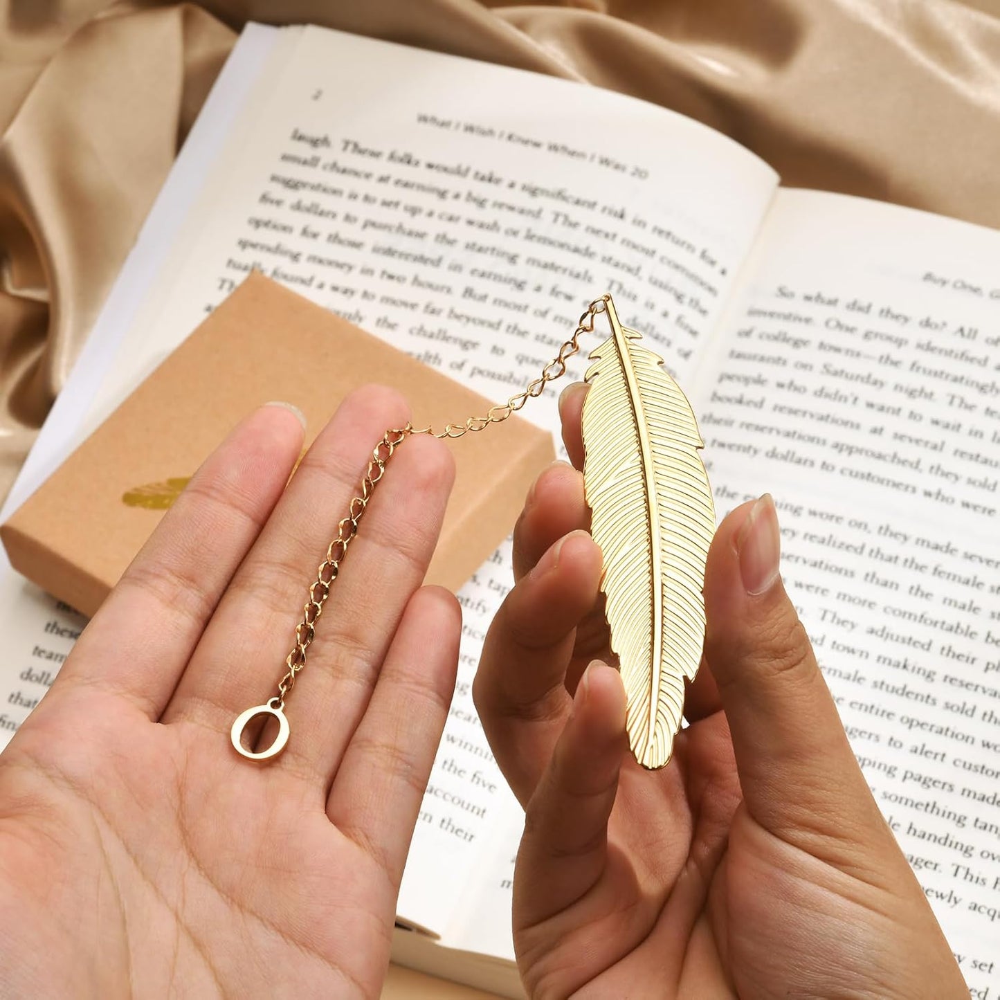 Metal Feather Bookmark with Initial - Cute 26 Letters Custom Initial Book Marks for Reading Women Book Lovers Gifts Teacher Appreciation Gifts Personalized for Readers Mom Student Friend