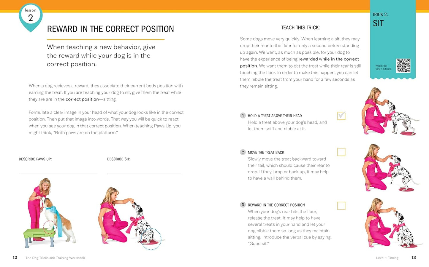 The Dog Tricks and Training Workbook, Revised and Expanded: A Step-by-Step Interactive Curriculum to Engage, Challenge, and Bond with Your Dog