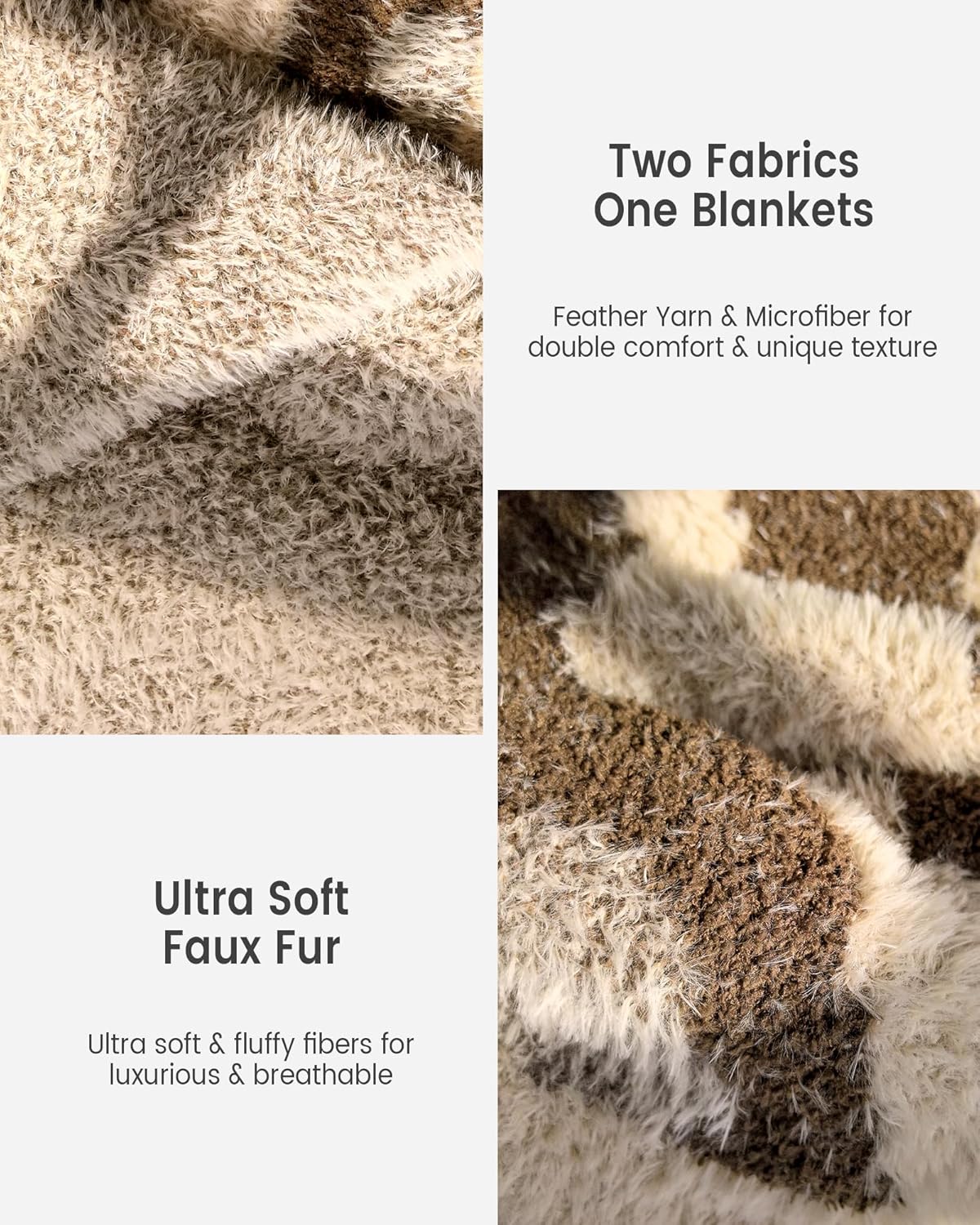 Leopard Throw Blanket for Couch Bed Sofa Ultra Soft Cozy Animal Print Blanket, Lightweight Western Decor Plush Cheetah Throw, Blanket for Women & Teen Girls 60x80 Inches Brown