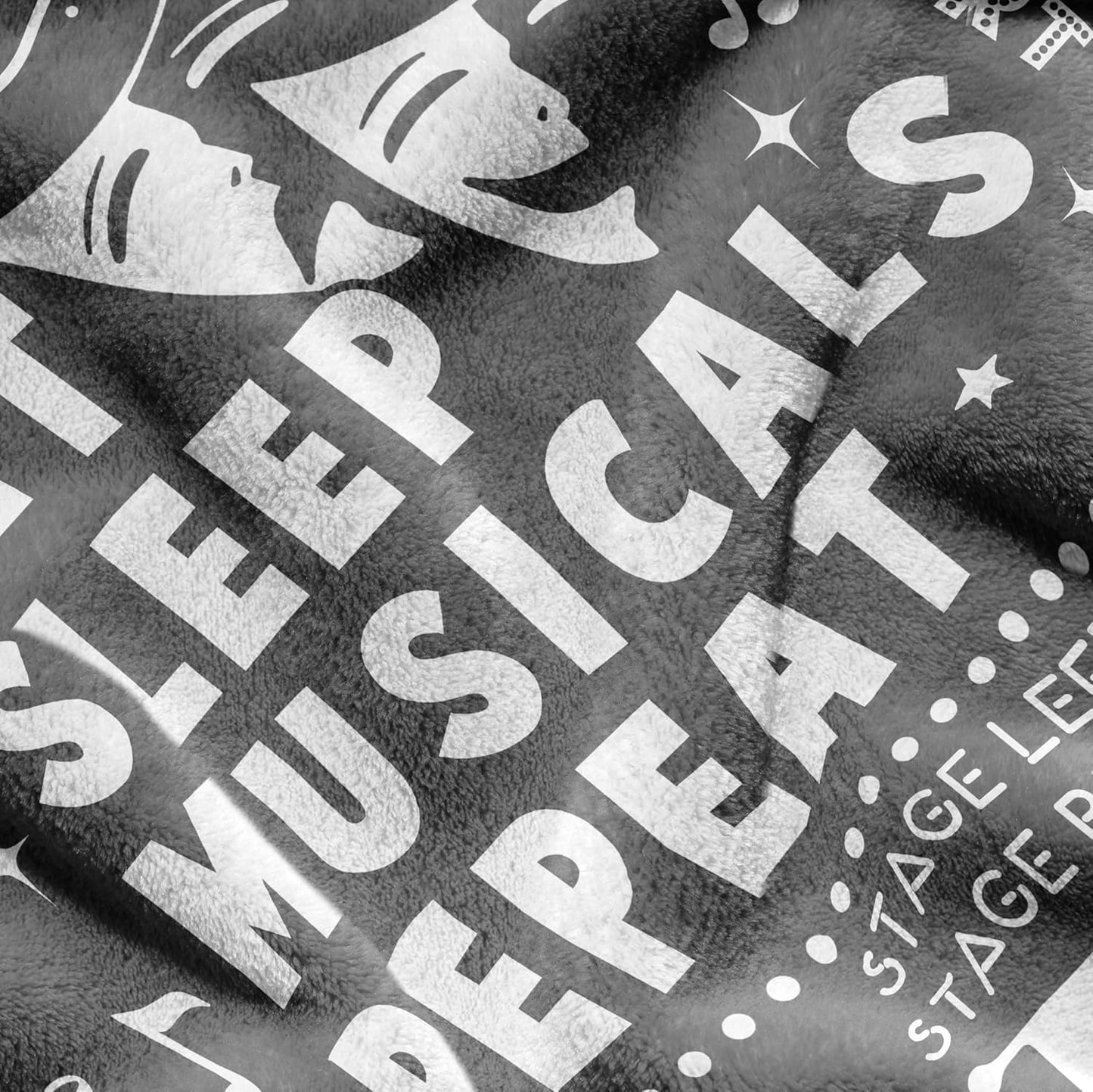 Theater Gifts, Theatre Gifts Blanket, Musical Theater Gifts, Gifts for Theater Lovers, Gifts for Theater Actors, Theatre Gifts for Women, Broadway Gift Throw Blanket 60x50in