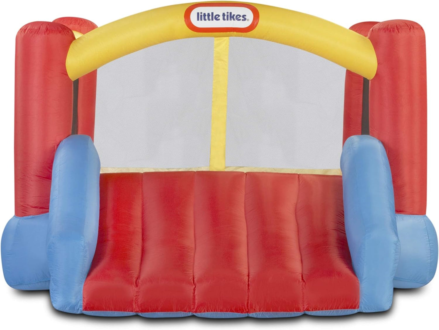 Little Tikes Jump 'n Slide Inflatable Bouncer Includes Heavy Duty Blower With GFCI, Stakes, Repair Patches, And Storage Bag, for Kids Ages 3-8 Years
