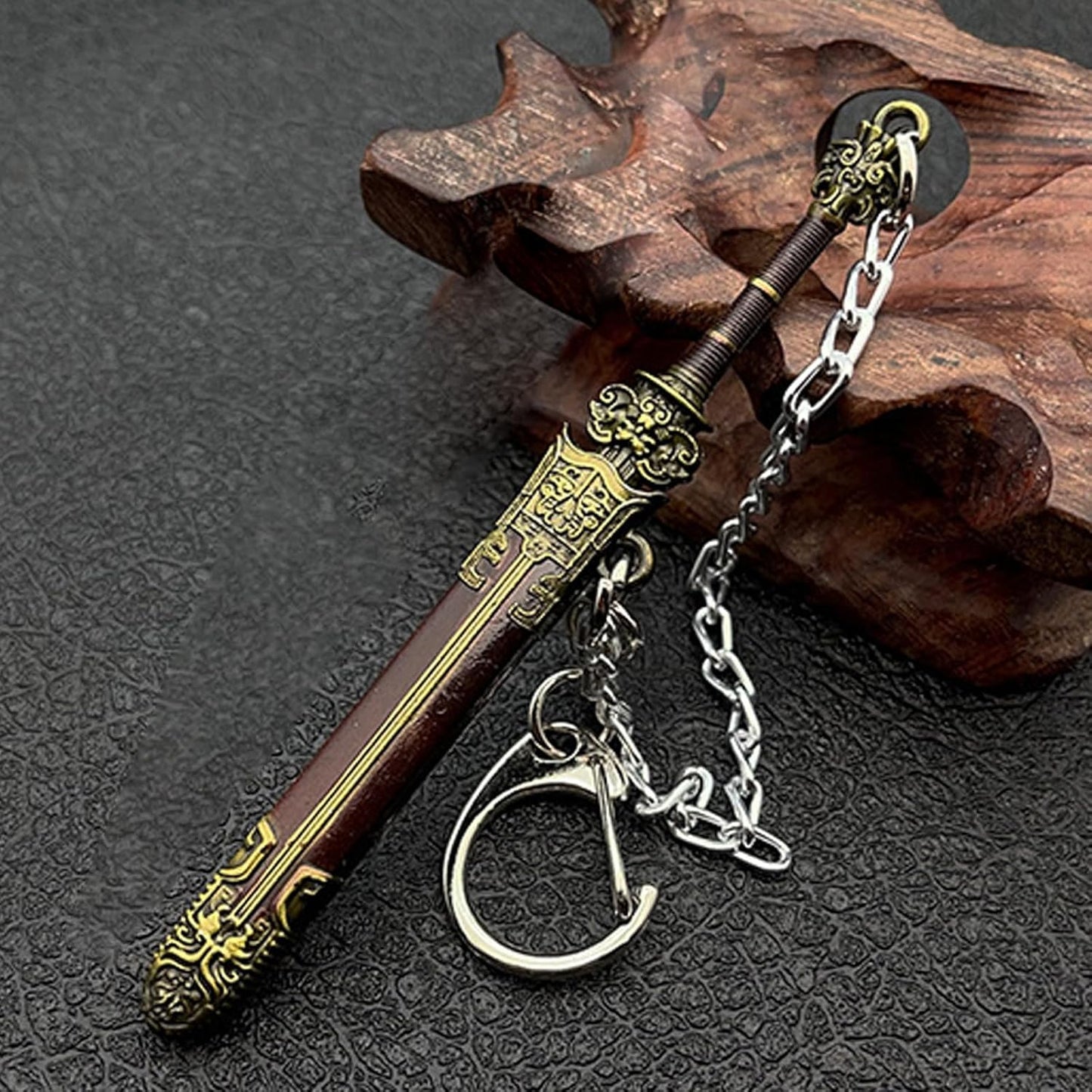 2 Pcs Metal Sword Bookmark Set with Scabbard, Mini Sword Book Mark for Men & Women, Vintage Bronze Daggers Reading Accessories, Unique Gifts for Book Lovers, Teachers, Students (Black & Yellow)