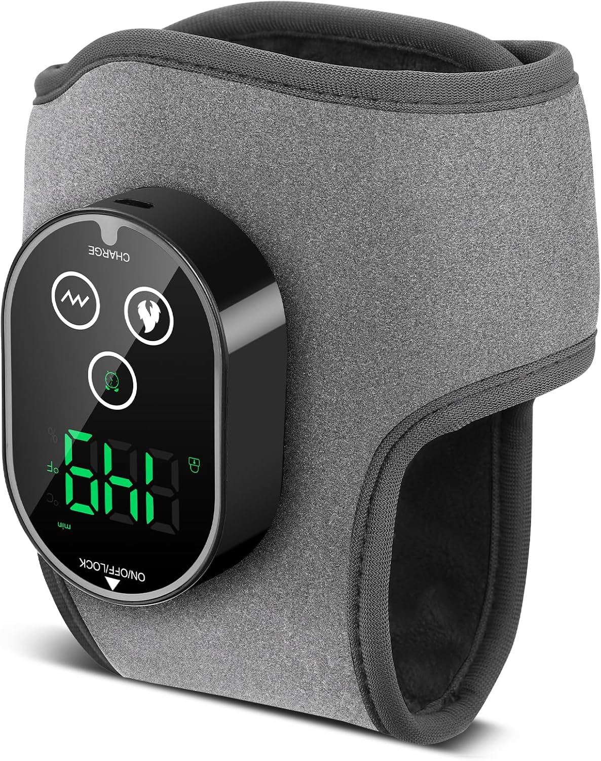 Cordless Neuropathy Foot Massager, Rechargeable Ankle Heating Pad for Pain Relief, Foot and Ankle Massage for Circulation, Suitable for Reduce Fatigue and Plantar Fasciitis, Travel & Home Use