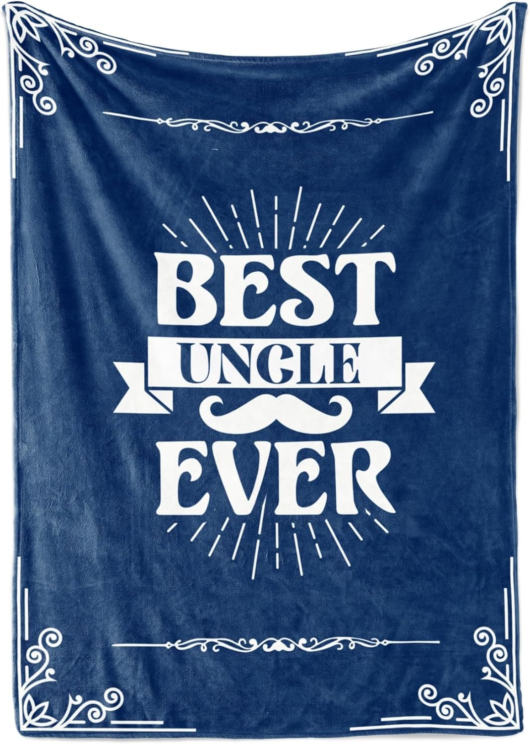 InnoBeta Gifts for Uncle, Throw Blanket for Uncle, Presents from Niece and Nephew for Christmas, Birthday, Father's Day - Best Uncle Ever (60x80 inches), LEK-BKT-UNCLE-EVER-80