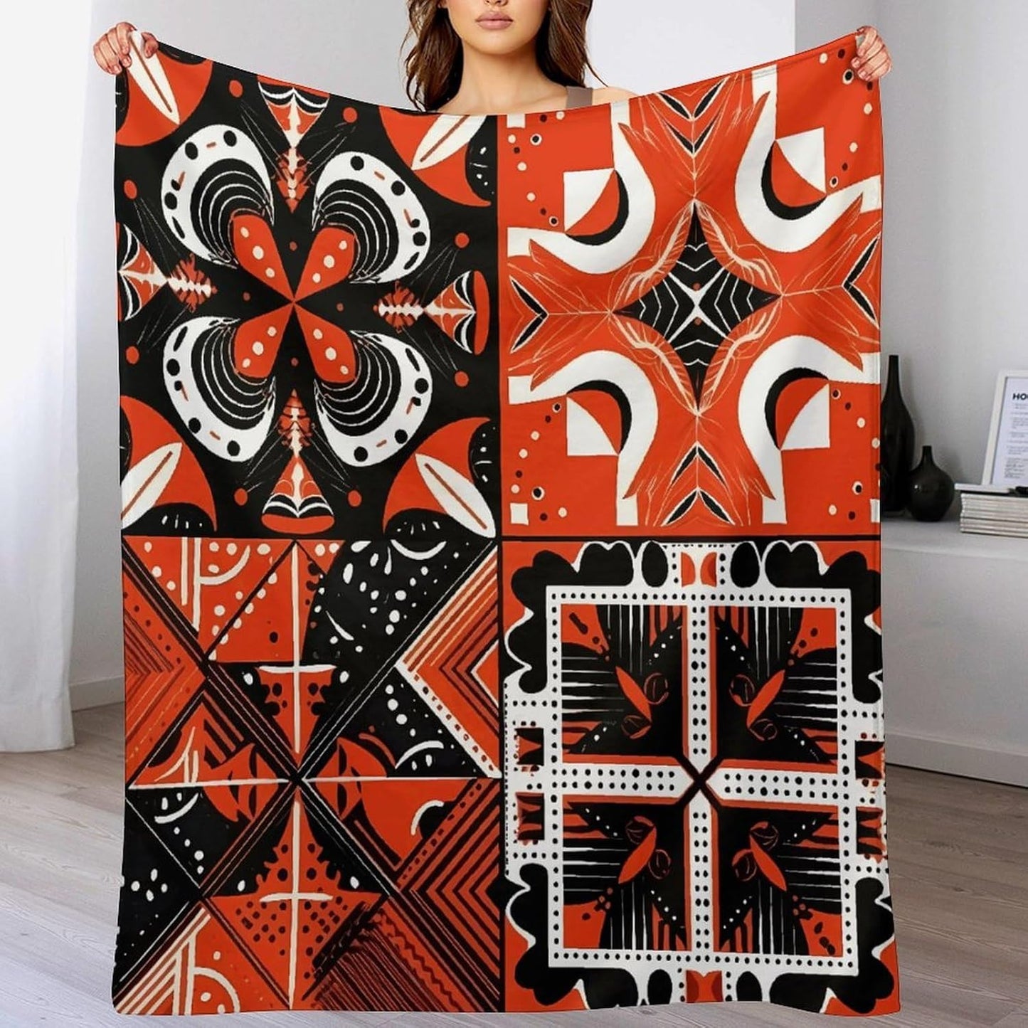Highly Contrasting Colors Throw Blanket for Couch Super Soft Warm Lightweight Throw Blankets Cozy Flannel Bed Blanket Cute Decorative Blankets for All Seasons Home Decor Gift 60"*80"（150 * 200cm）