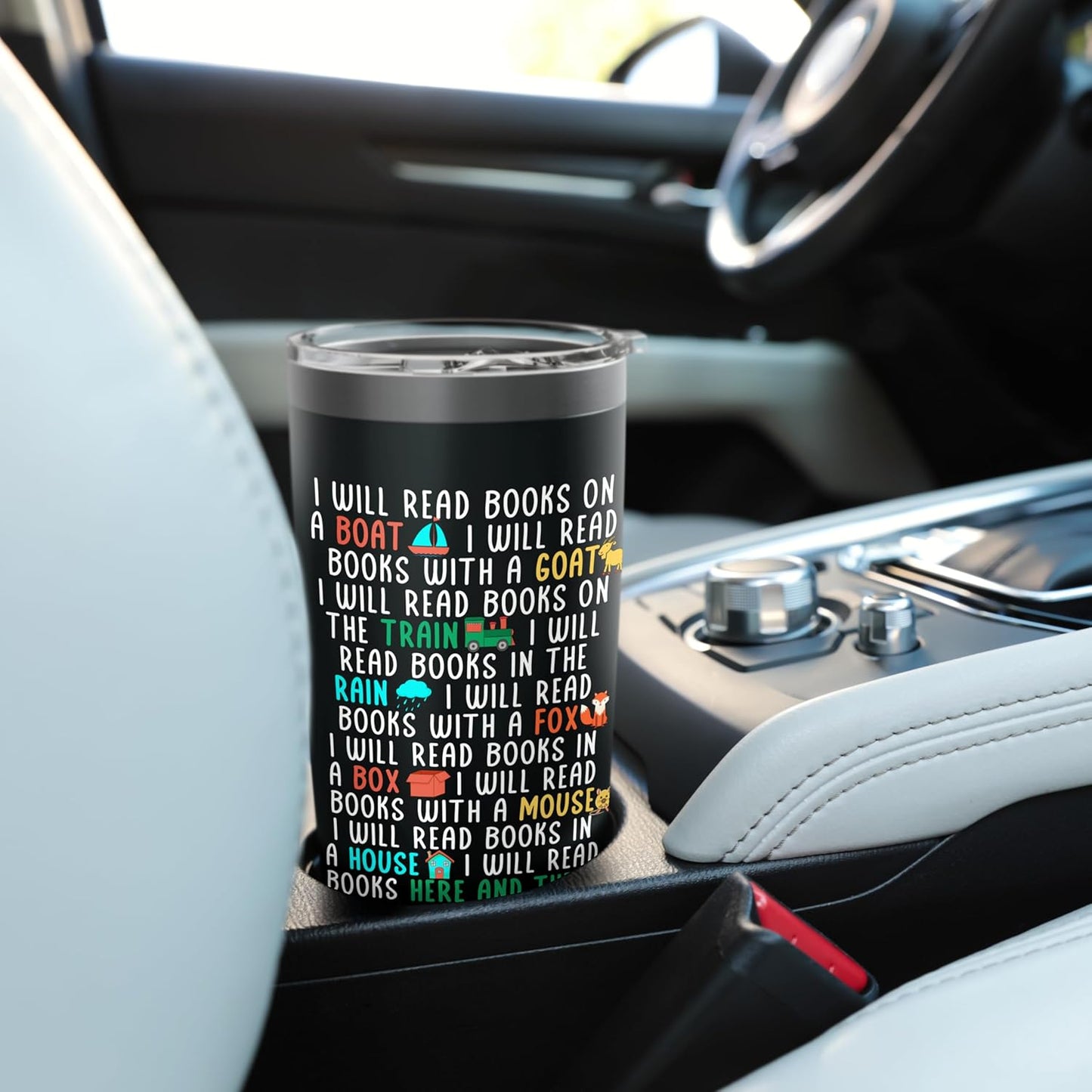 I Will Read Books On A Boat & Everywhere Reading Book Stainless Steel Insulated Tumbler