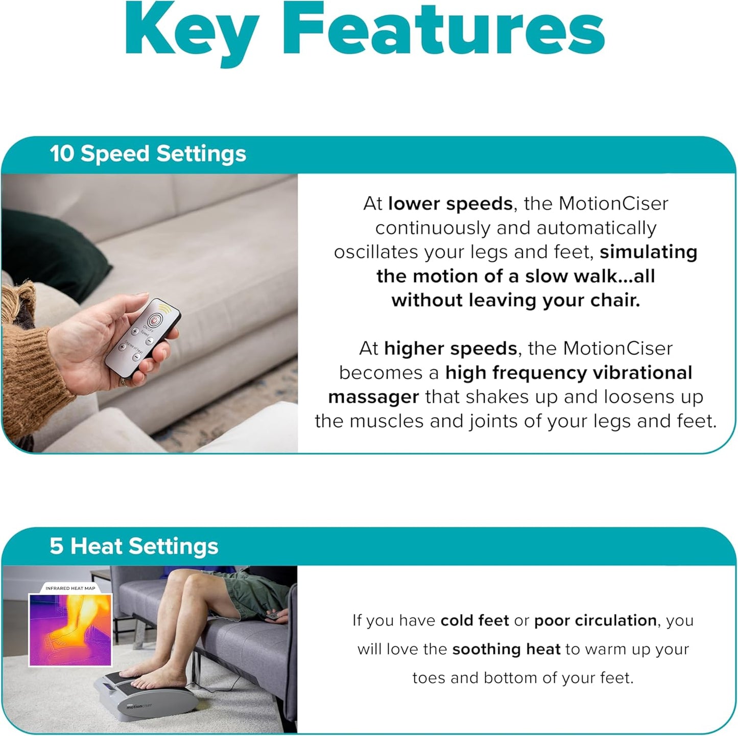 DR-HO'S MotionCiser - Passive Motion Exercise to Help Relax Tight Muscles and Joints in The Lower Limbs