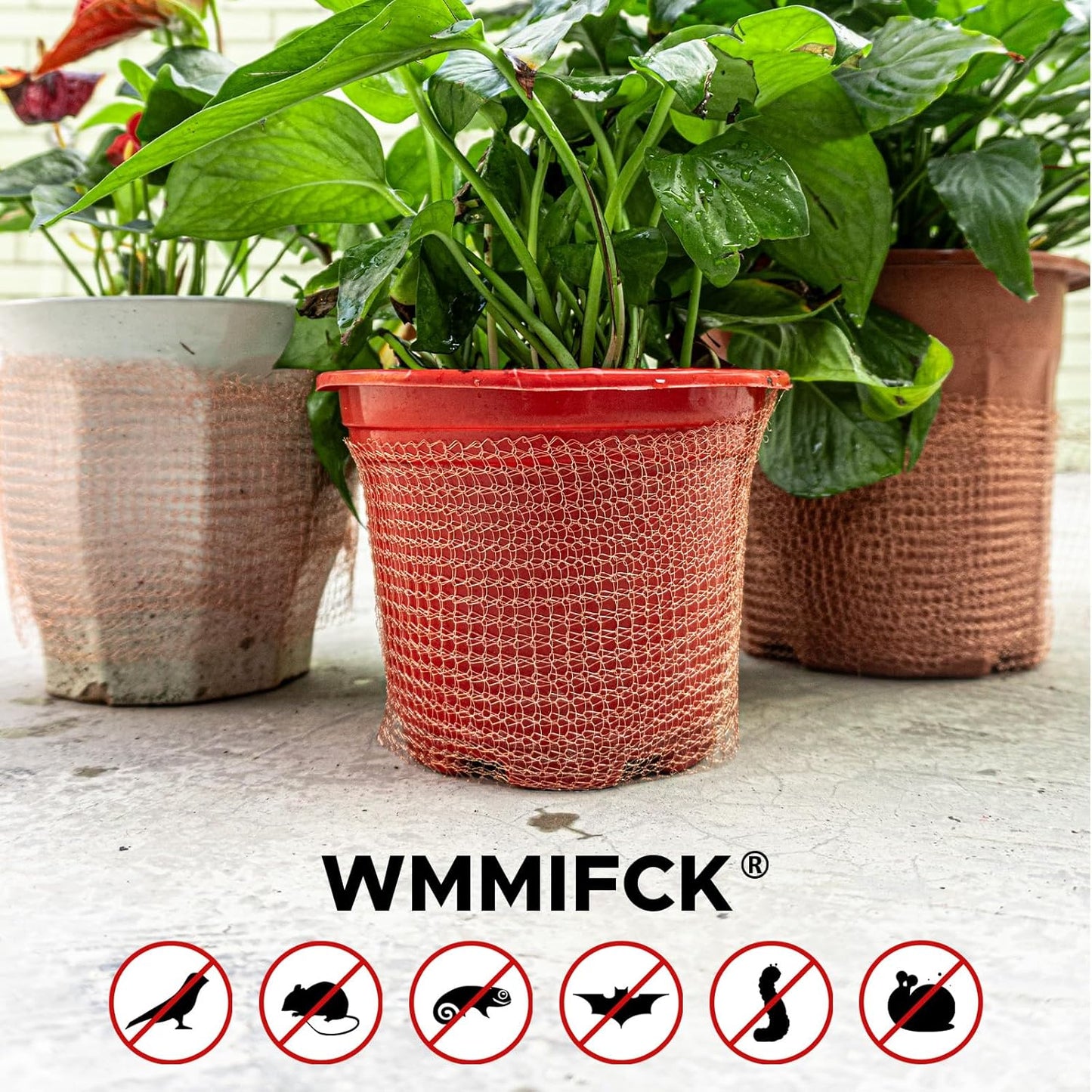 3rd Gen Copper Mesh Rodent Control Kit, 100% Pure Copper Wool for Slugs Snail Pest Bird Mice Rat Control, 2 Rolls Mesh Roll Wrap Wire with Scissors