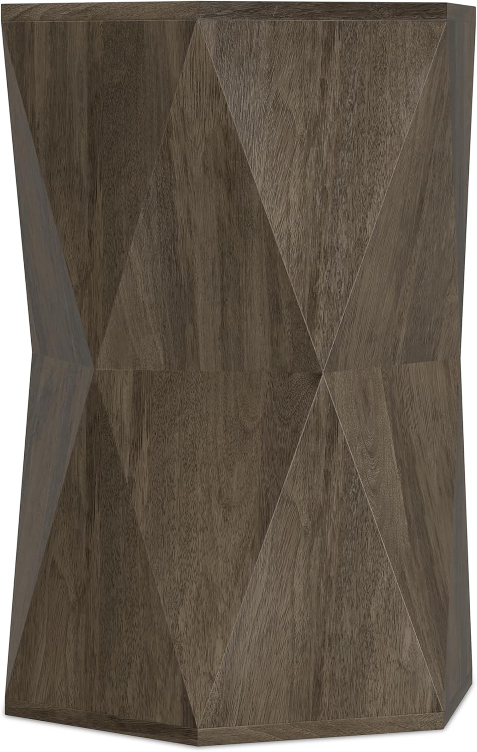 SIMPLIHOME McKinley Side Table - 20 inch Wide Solid Wood Table in Ash Grey, Contemporary End Table, Accent Table, Nightstand for Living Room or Bedroom with Storage, Assembly Required