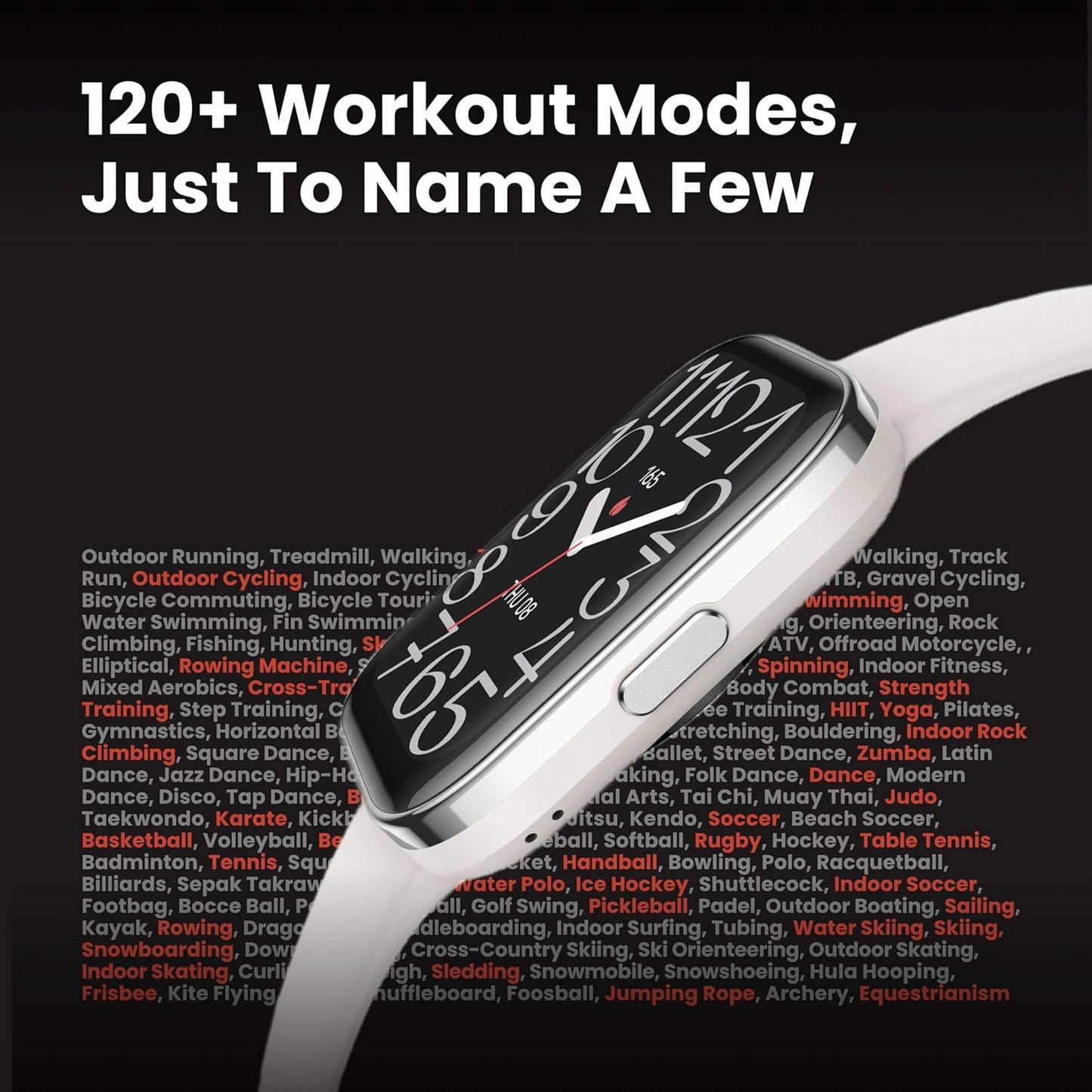 Amazfit Bip 5 Unity Smart Watch 46mm, 11-Day Battery, Fitness Activity Tracker with 120+ Sports Modes, Heart Rate & Sleep Monitor, Customizable Watch Faces, for Android & iPhone, Pink