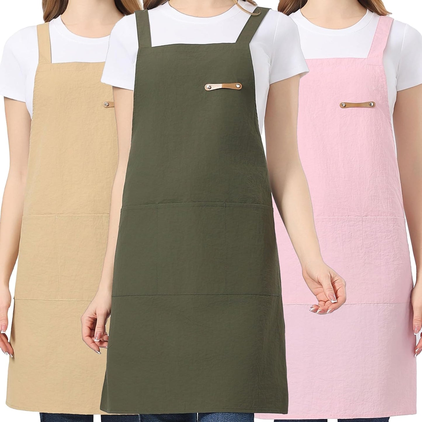 Waterproof Multi - Use Aprons with Pockets for Men and Women - Ideal for Cooking, Gardening & Serving