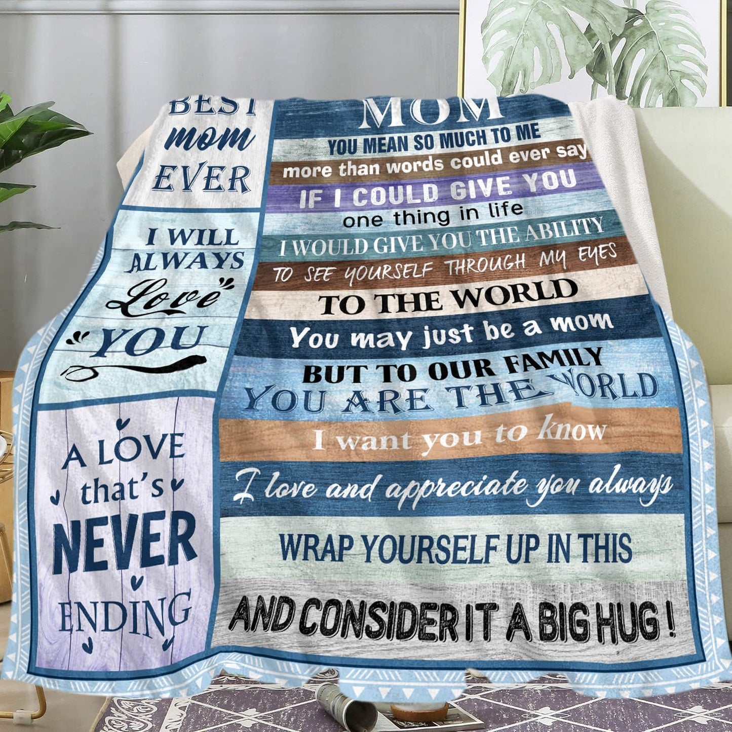 Mom Gifts - Mom Blanket 60"x 50"
