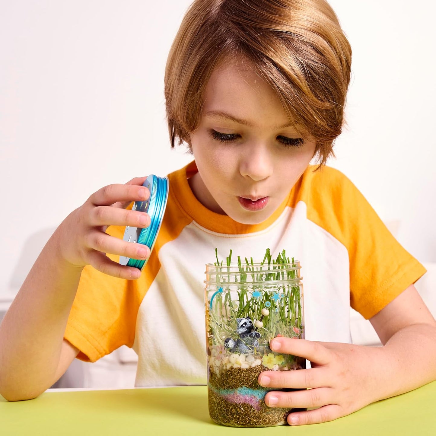 Creativity for Kids Grow 'N Glow Terrarium Kit - Educational Science Kits| Easter Basket Stuffers for Kids Gifts for Boys and Girls| Craft and STEM Projects (Ages 6+)