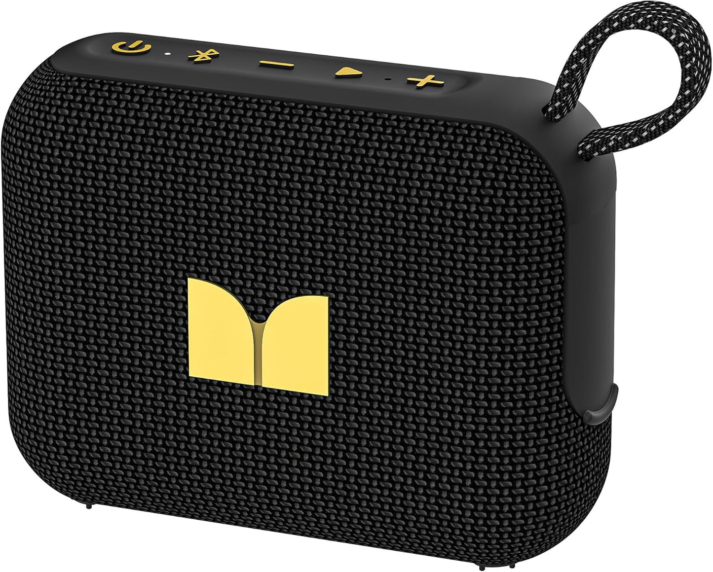 Monster Cube 1 Portable Bluetooth Speaker, IP68 Waterproof, Bluetooth 6.0, 20H Playtime, Powerful Stereo Sound, Speaker for Home, Outdoors and Travel, Black