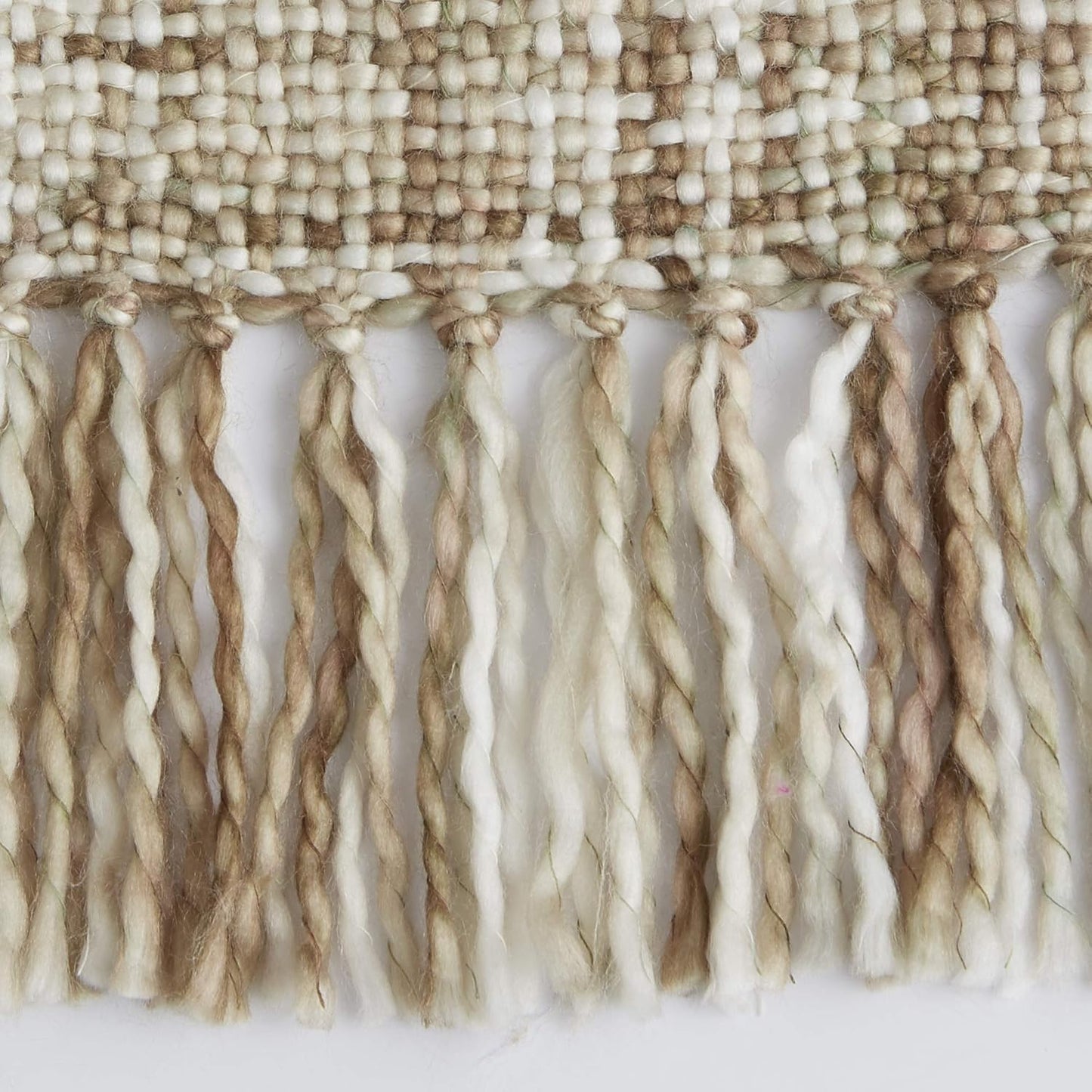 DII Textured Modern, Varigated Acrylic Woven Throw, 50x60-Inch, Stone