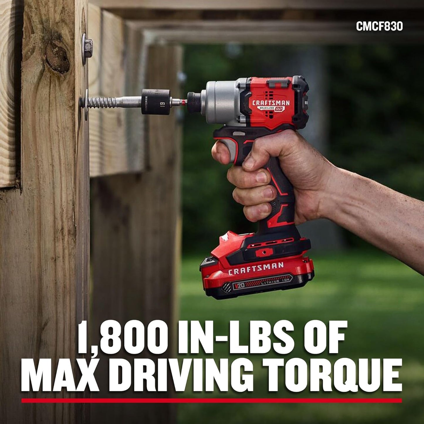 CRAFTSMAN 20V RP Cordless Drill Driver and Impact Driver, Brushless 2-Tool Power Tool Combo Kit, LED Work Light, Includes Battery and Charger (CMCK2530C2)