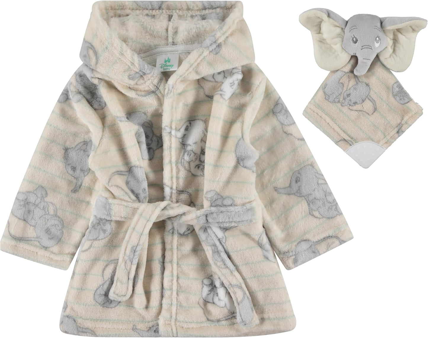 Disney baby-boys Baby Robe With Lovie Attacehment